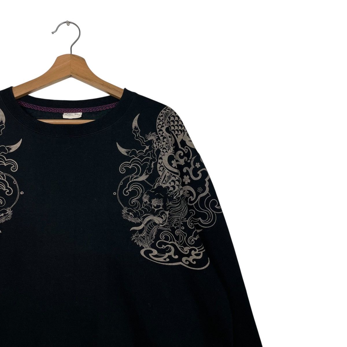 Japanese Brand Strange Heaven Sukajan Dragon Sweatshirt