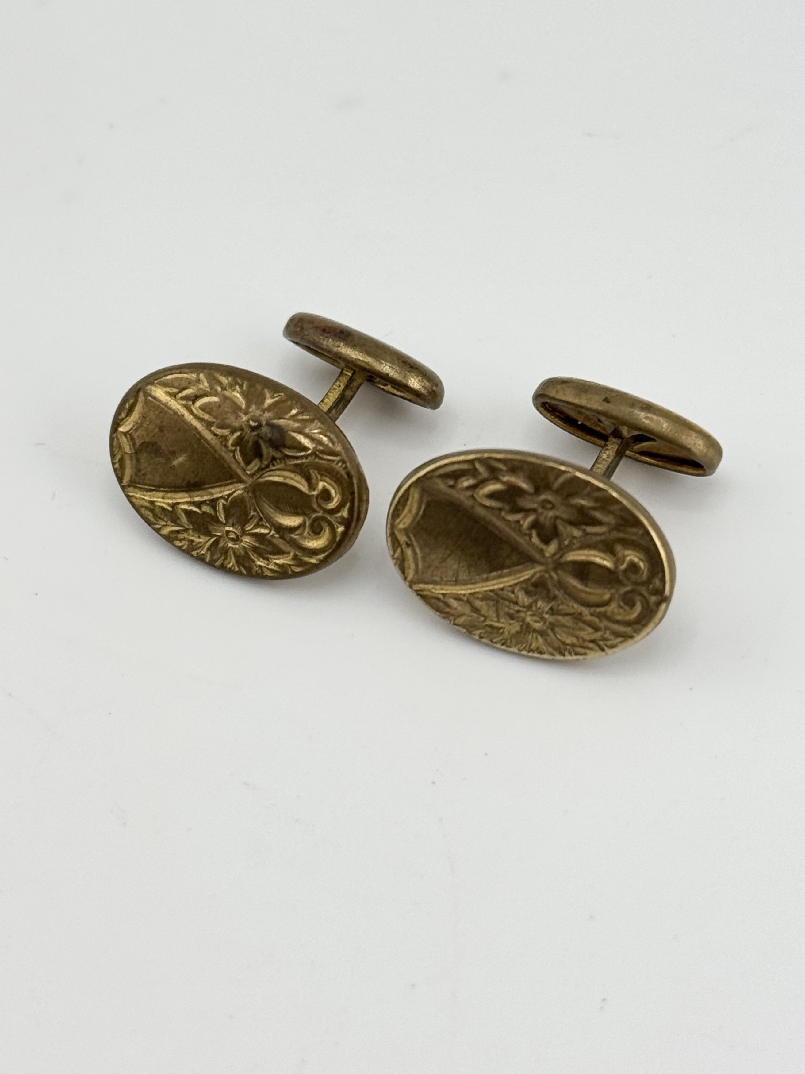 Vintage Vintage gold filled engraved cuff links Size ONE SIZE - 3 Thumbnail