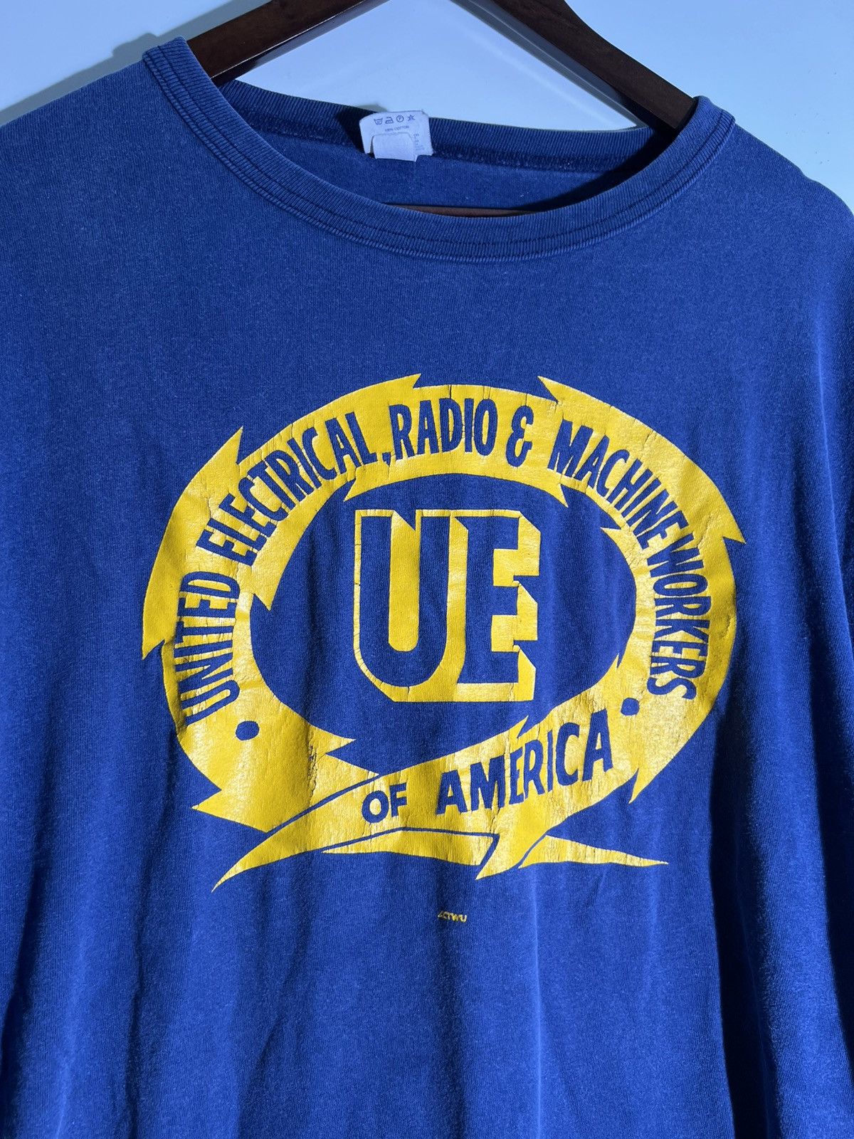Vintage 80’s 90’s Vintage UE of America United Workers Retro T Shirt Size US XXL / EU 58 / 5 - 3 Thumbnail