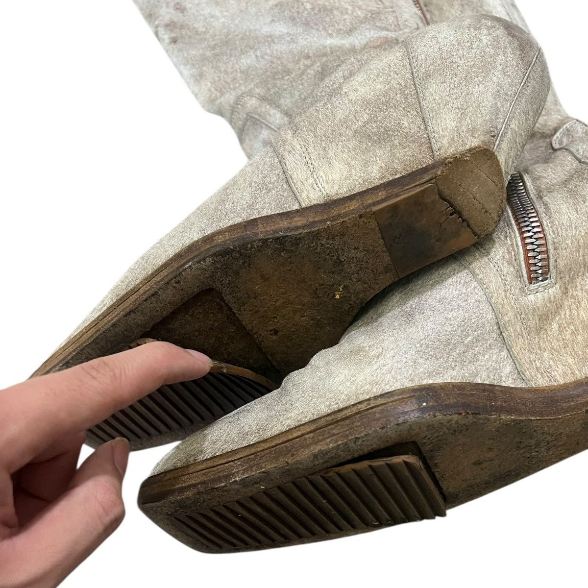 Rick Owens Rick owens fw18 sisyphus cinnamon ponyhair wedges Size US 8.5 / EU 41-42 - 7 Thumbnail