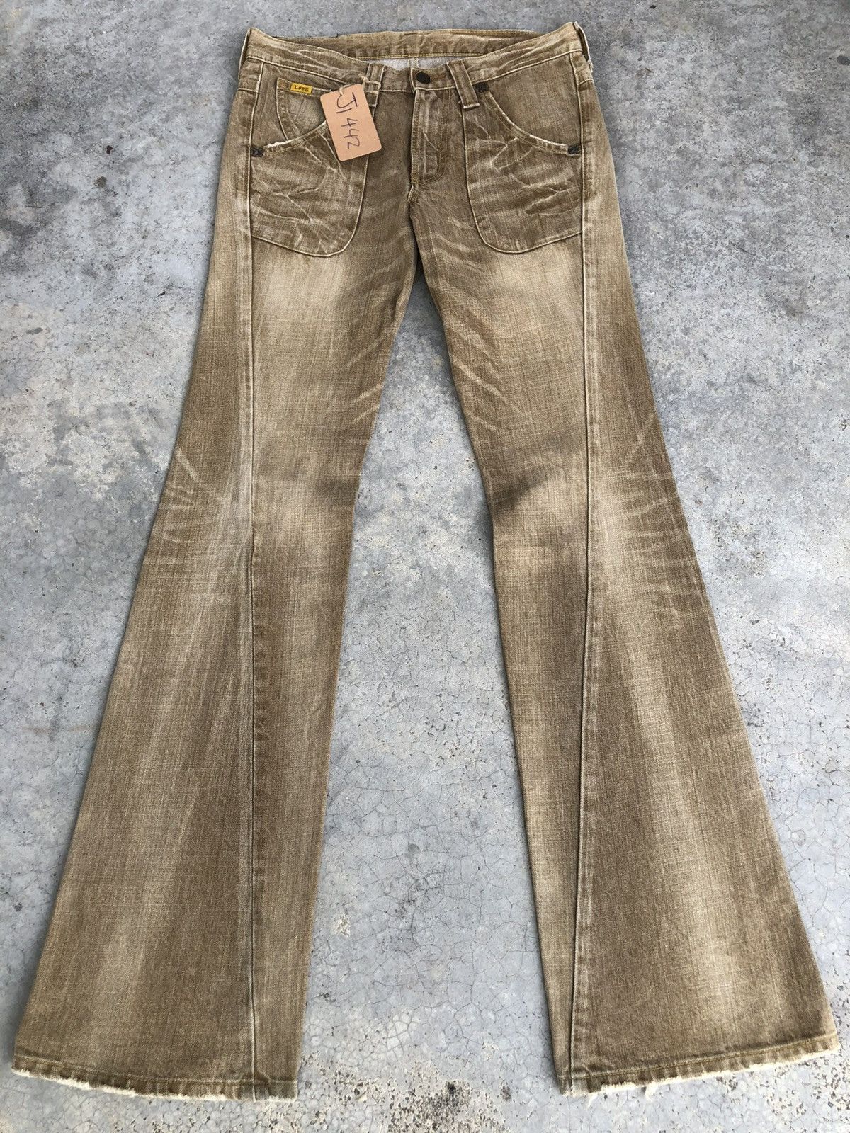 If Six Was Nine Japanese Lee Flared Jeans distressed Jeans Size US 30 / EU 46 - 1 Thumbnail