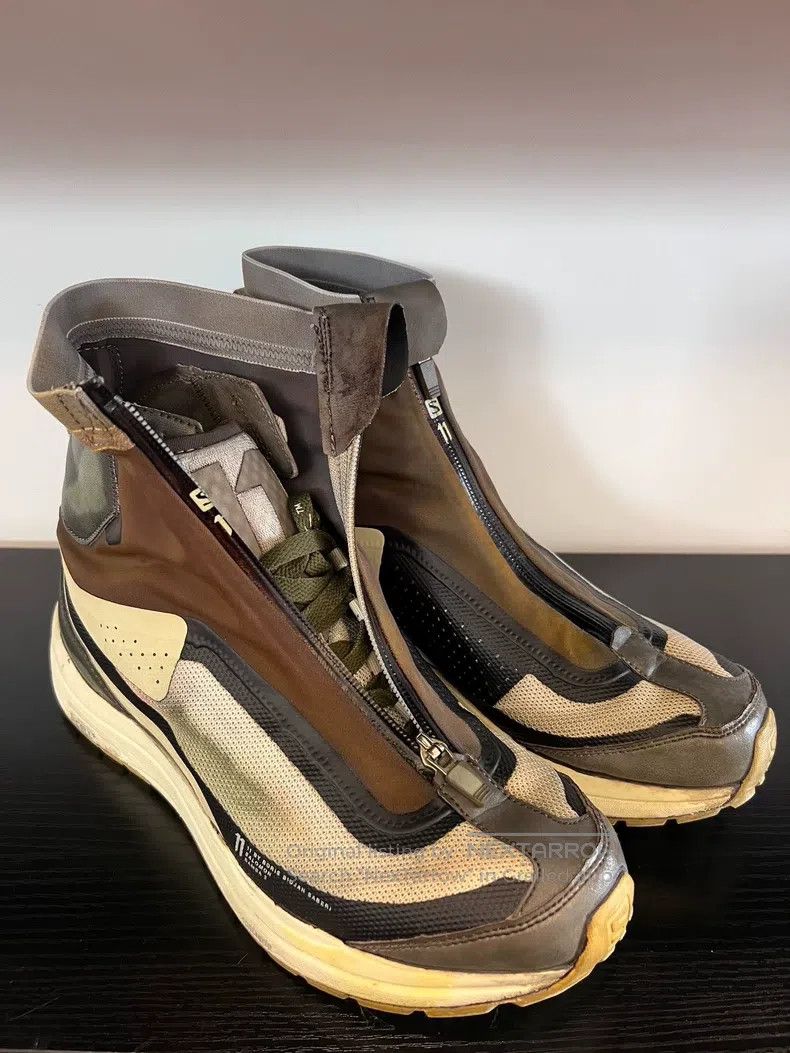 Boris Bidjan Saberi Boris Bidjan Saberi Hand-dyed high-top outdoor sneakers Size US 9 / EU 42 - 2 Thumbnail