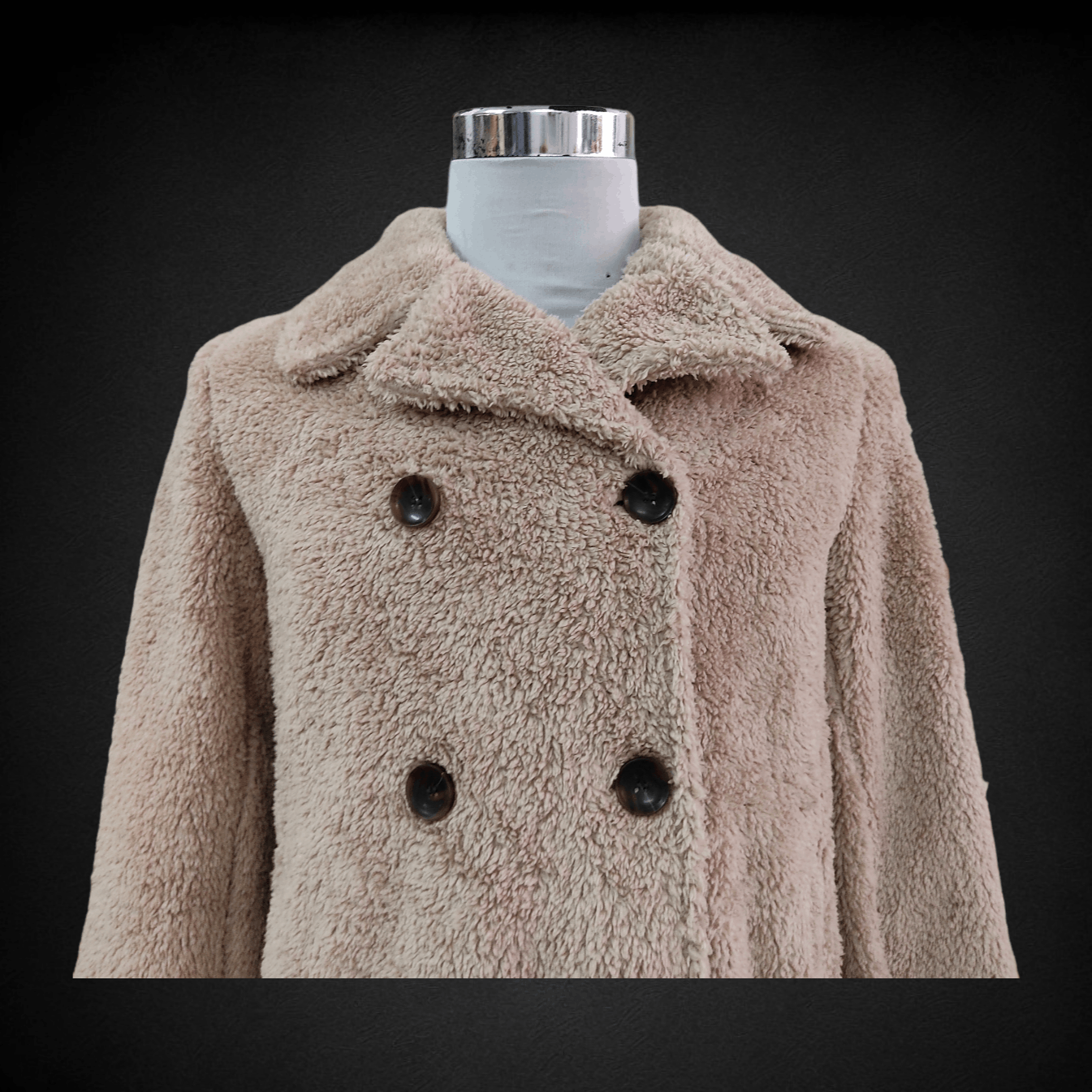 Japanese Brand × Uniqlo UNIQLO Double Breasted Teddy Fleece Coat Size L / US 10 / IT 46 - 2 Thumbnail