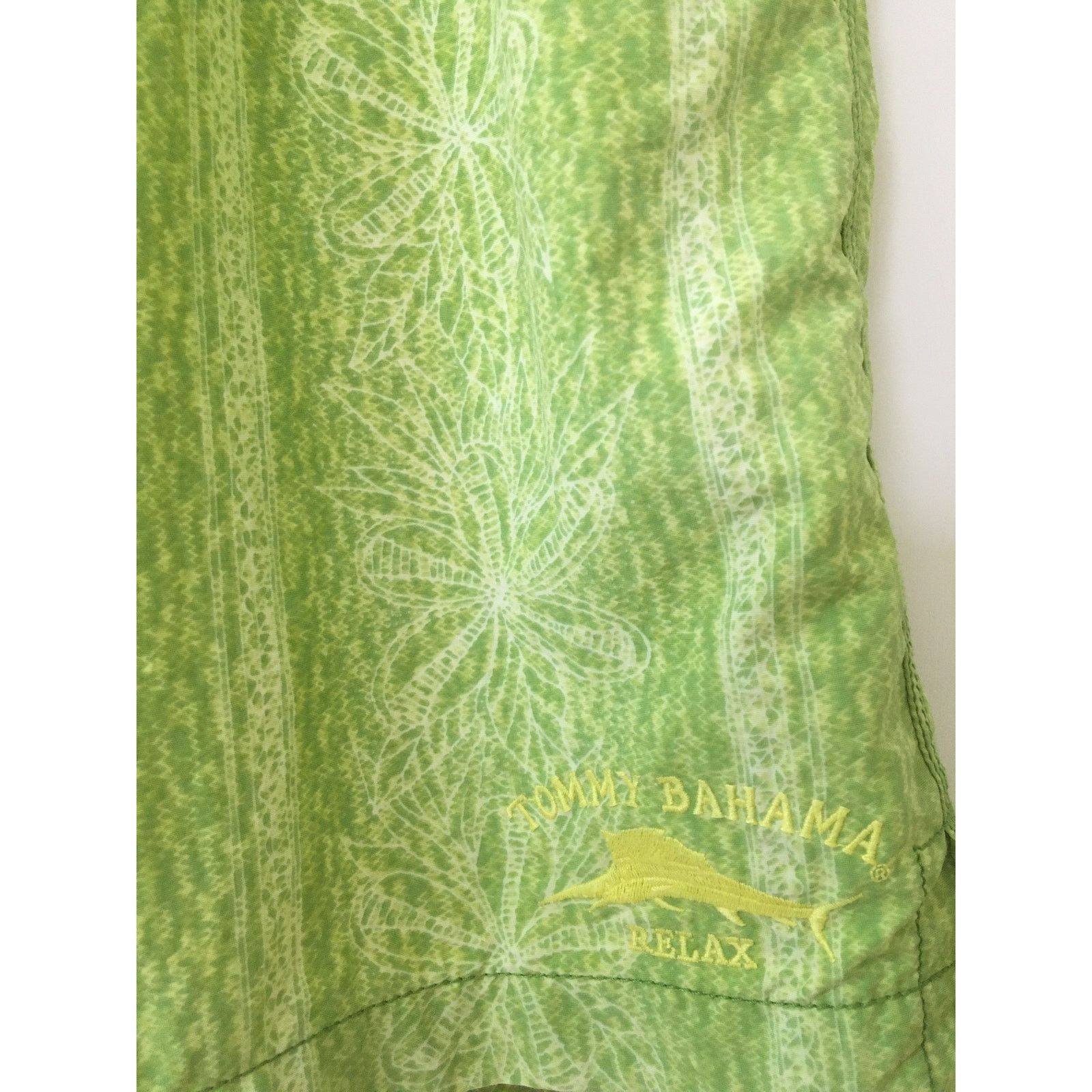 Tommy Bahama Tommy Bahama Relax Green & Yellow XXL Swim Trunks Shorts Size US 43 - 2 Thumbnail