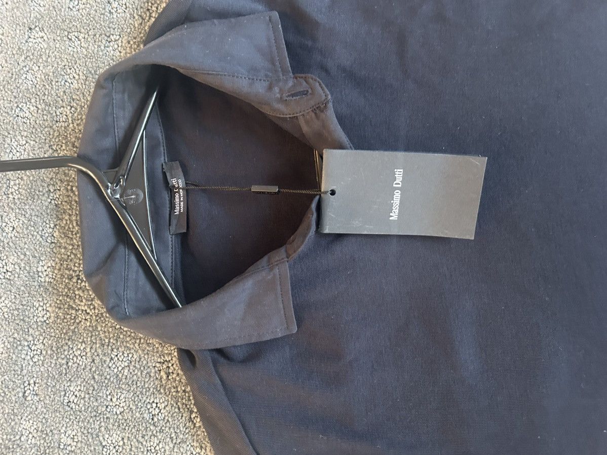 Massimo Dutti Brand New black polo by Massimo Dutti Barcelona designer. Size US M / EU 48-50 / 2 - 1 Thumbnail