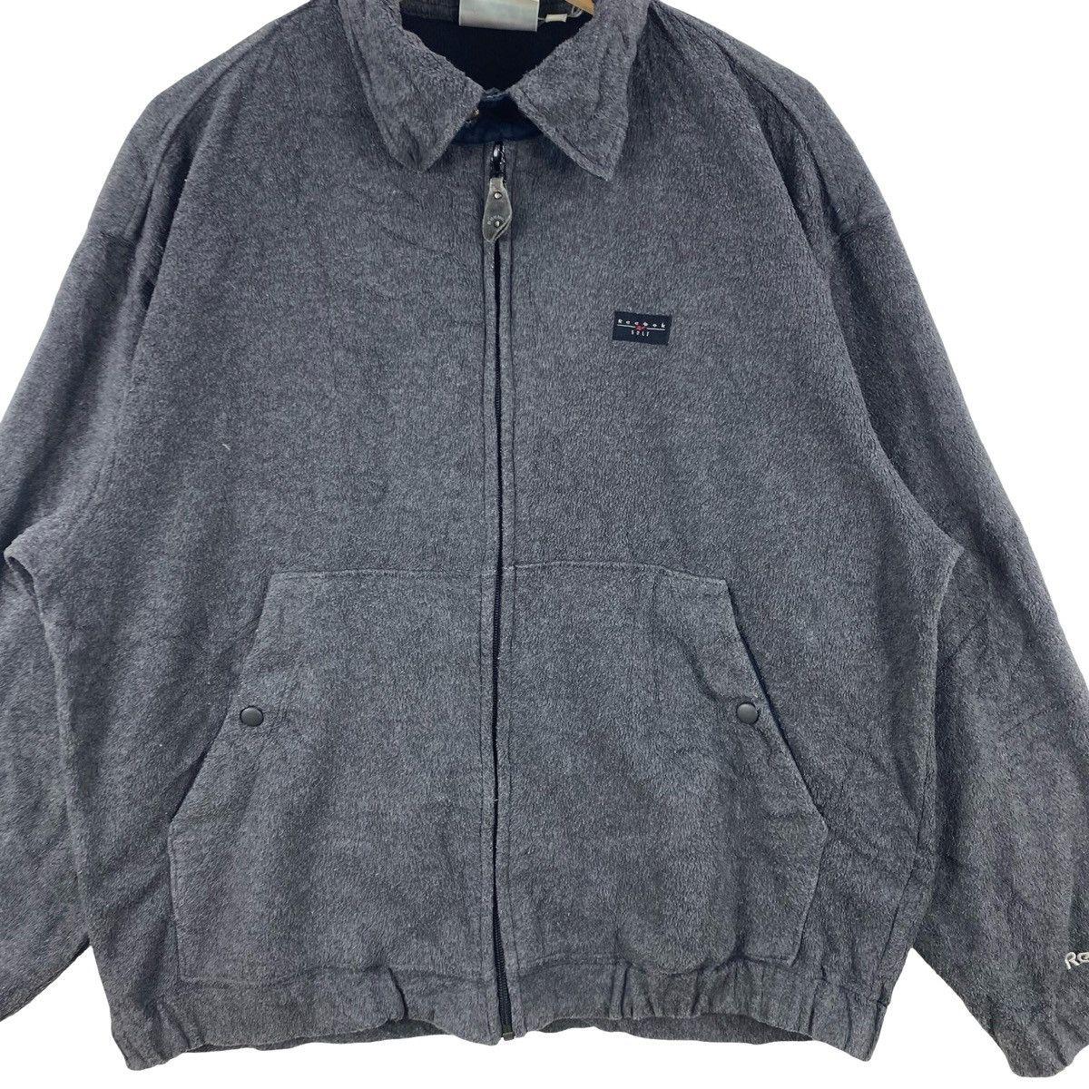 Reebok Vintage REEBOK GOLF Fleece Jacket Full Zip Bomber Windbreake Size US L / EU 52-54 / 3 - 5 Thumbnail