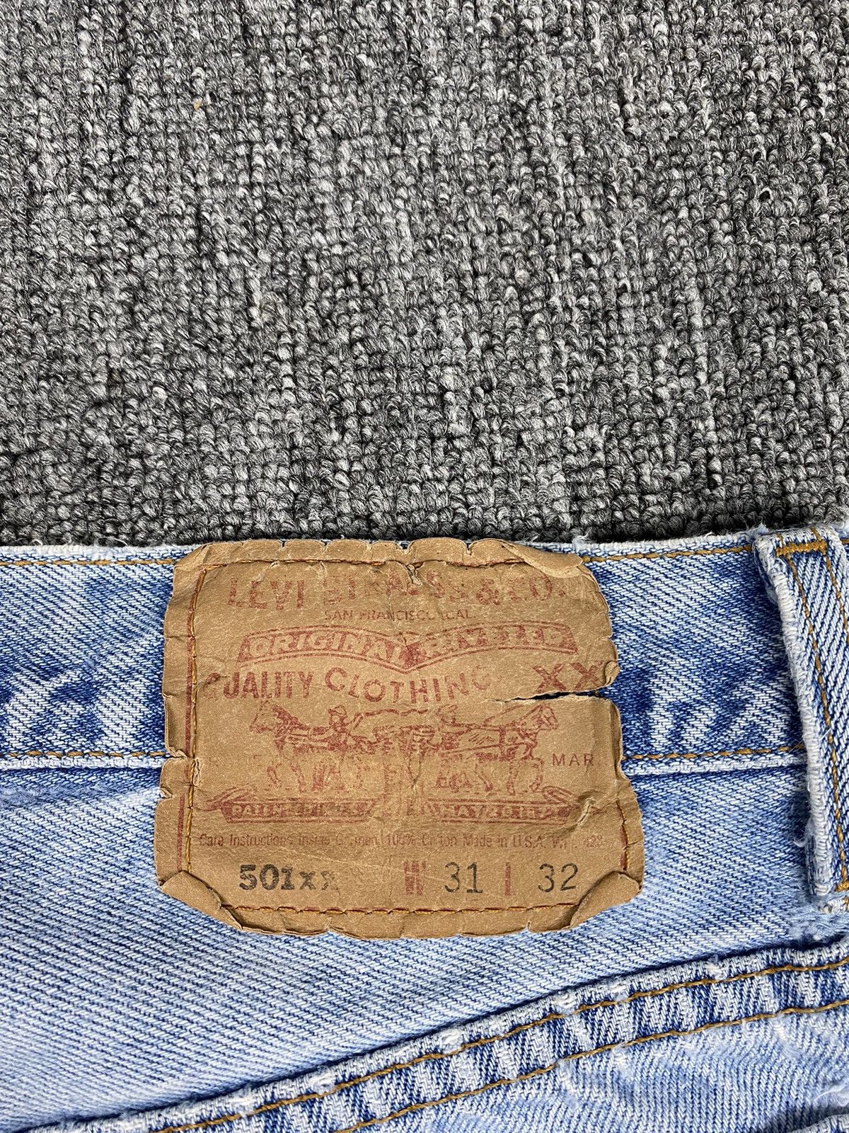 Levi's × Vintage Vintage Levis 501xx Usa Size US 28 / EU 44 - 21 Thumbnail