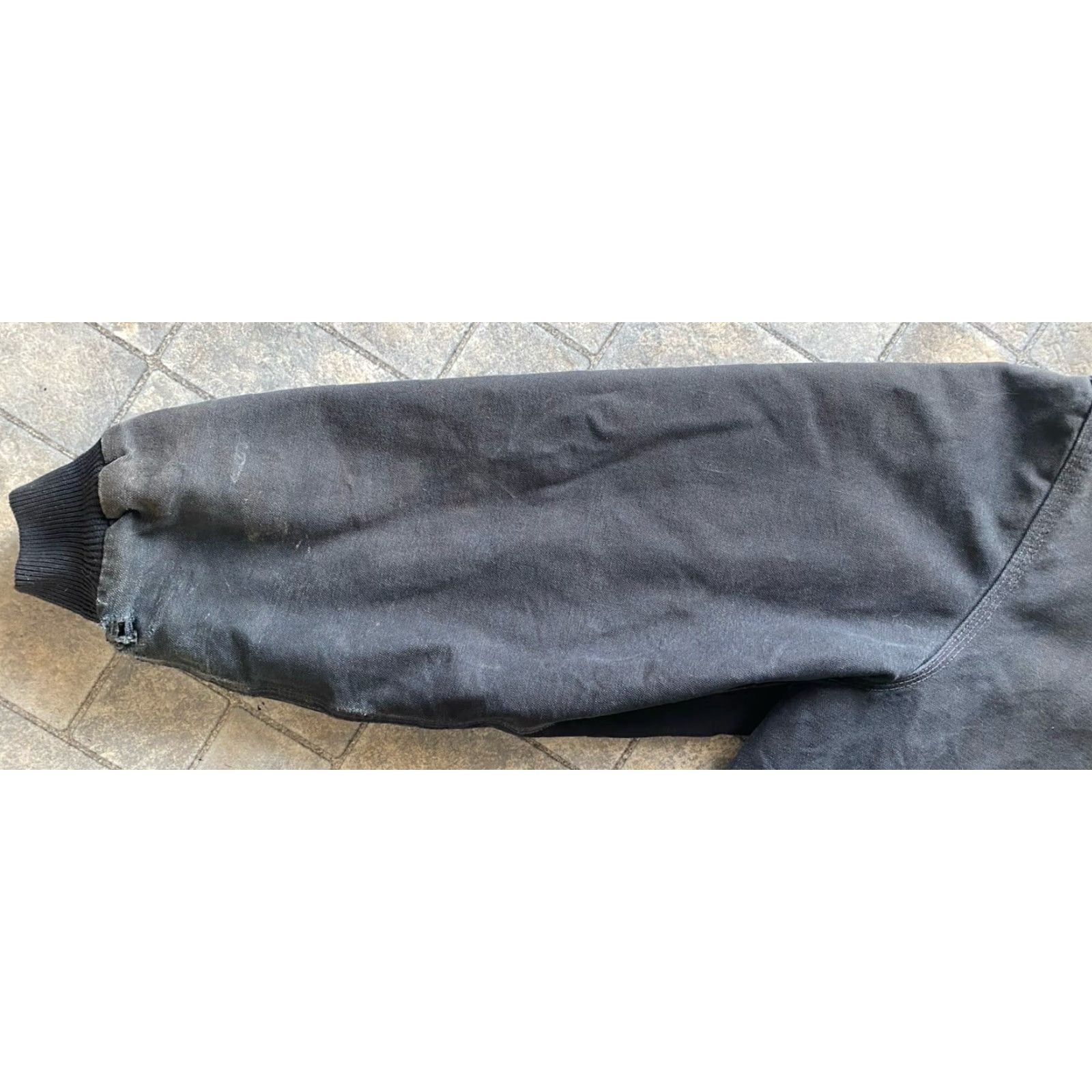 Carhartt Carhartt Jacket Hooded Work MENS Large L Black Embroidered 103940BLK Long Description: Preowned Wear Size US L / EU 52-54 / 3 - 6 Thumbnail