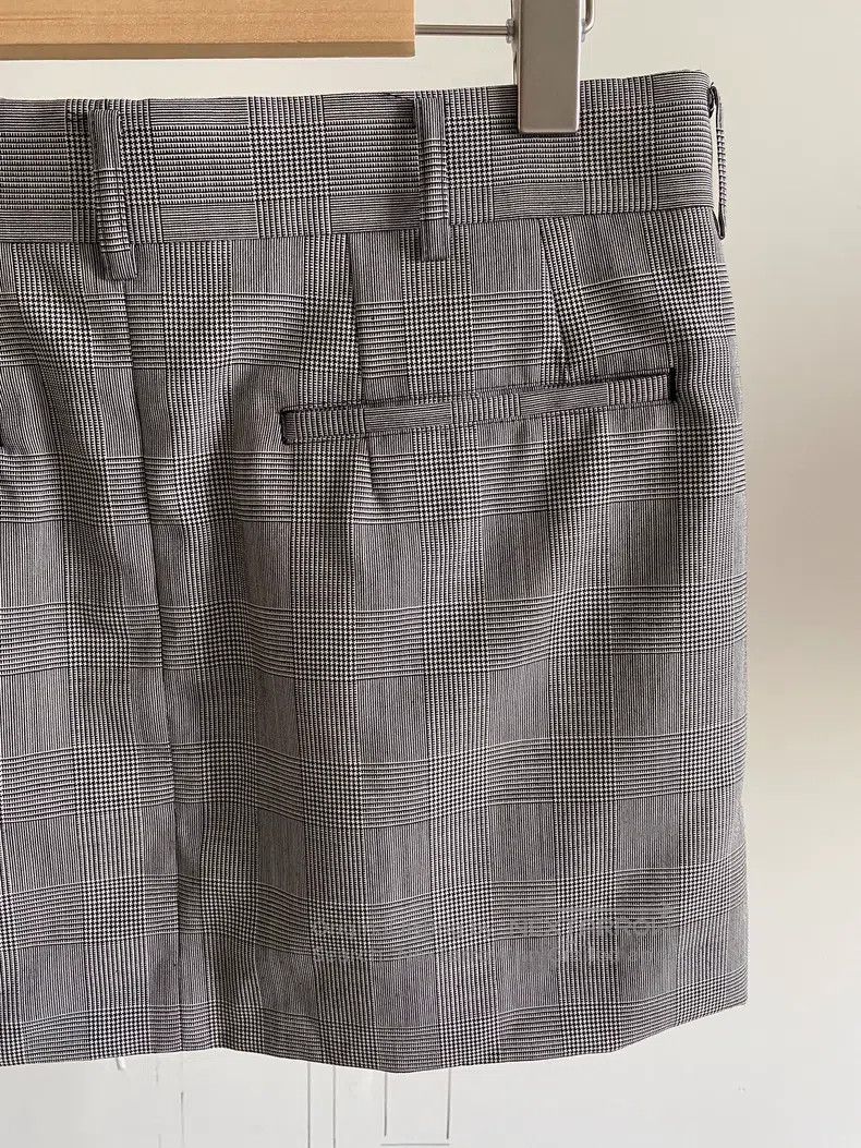 Comme des Garcons Comme Des Garcons size XS Plaid Wool Mini Skirt Size 23" - 6 Thumbnail