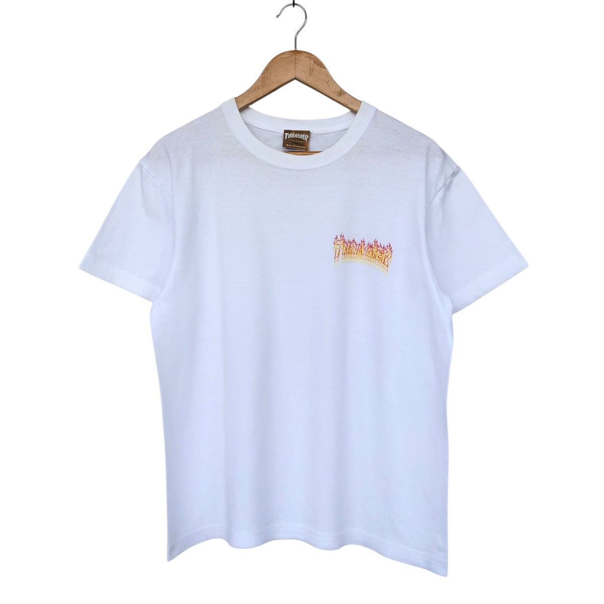 即決 M 90s なおし THRASHER スラッシャー FLAME Tシャツ ONEITA