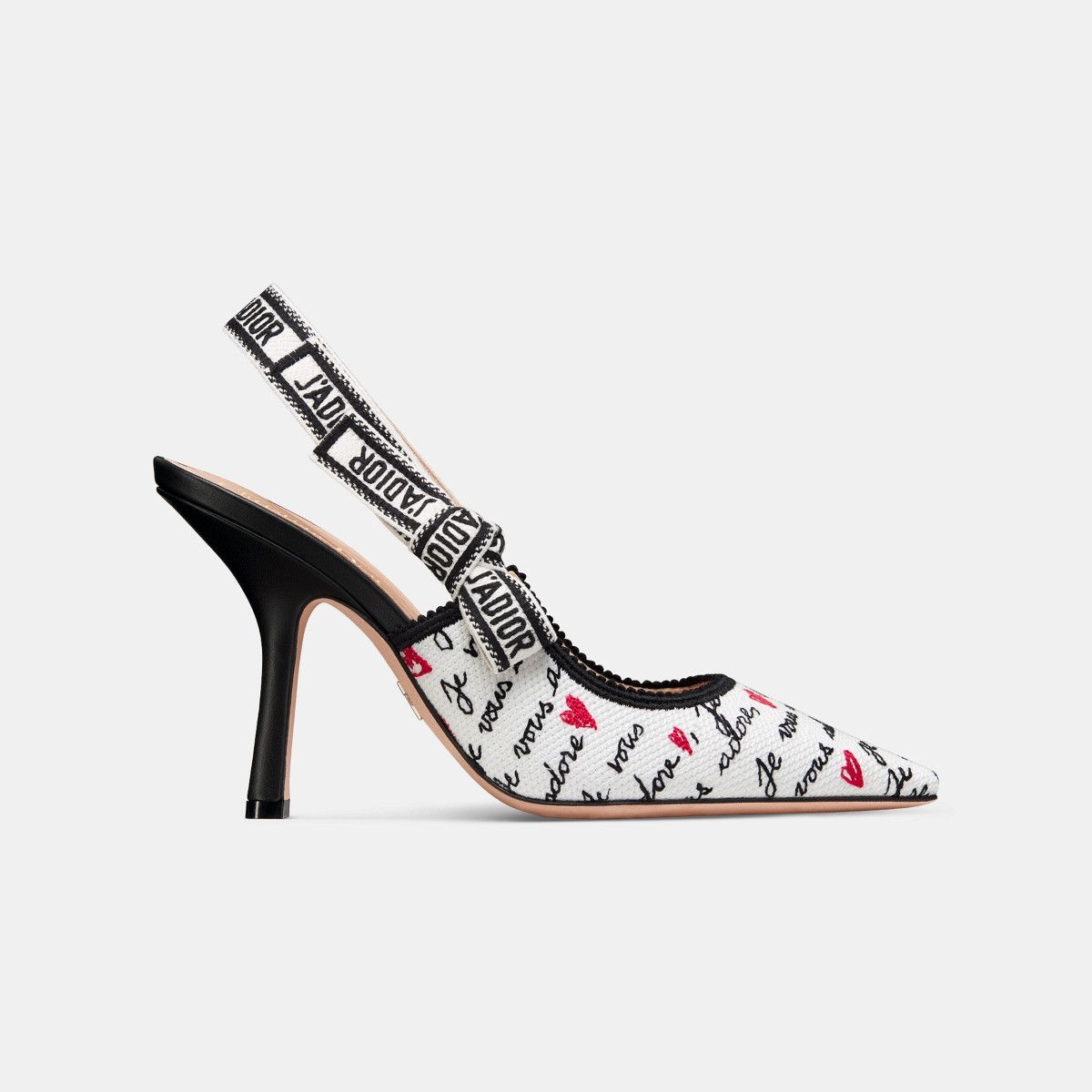 Dior o1w1db10326 Dioramour Slingback Pump in White Size US 5 / IT 35 - 1 Thumbnail