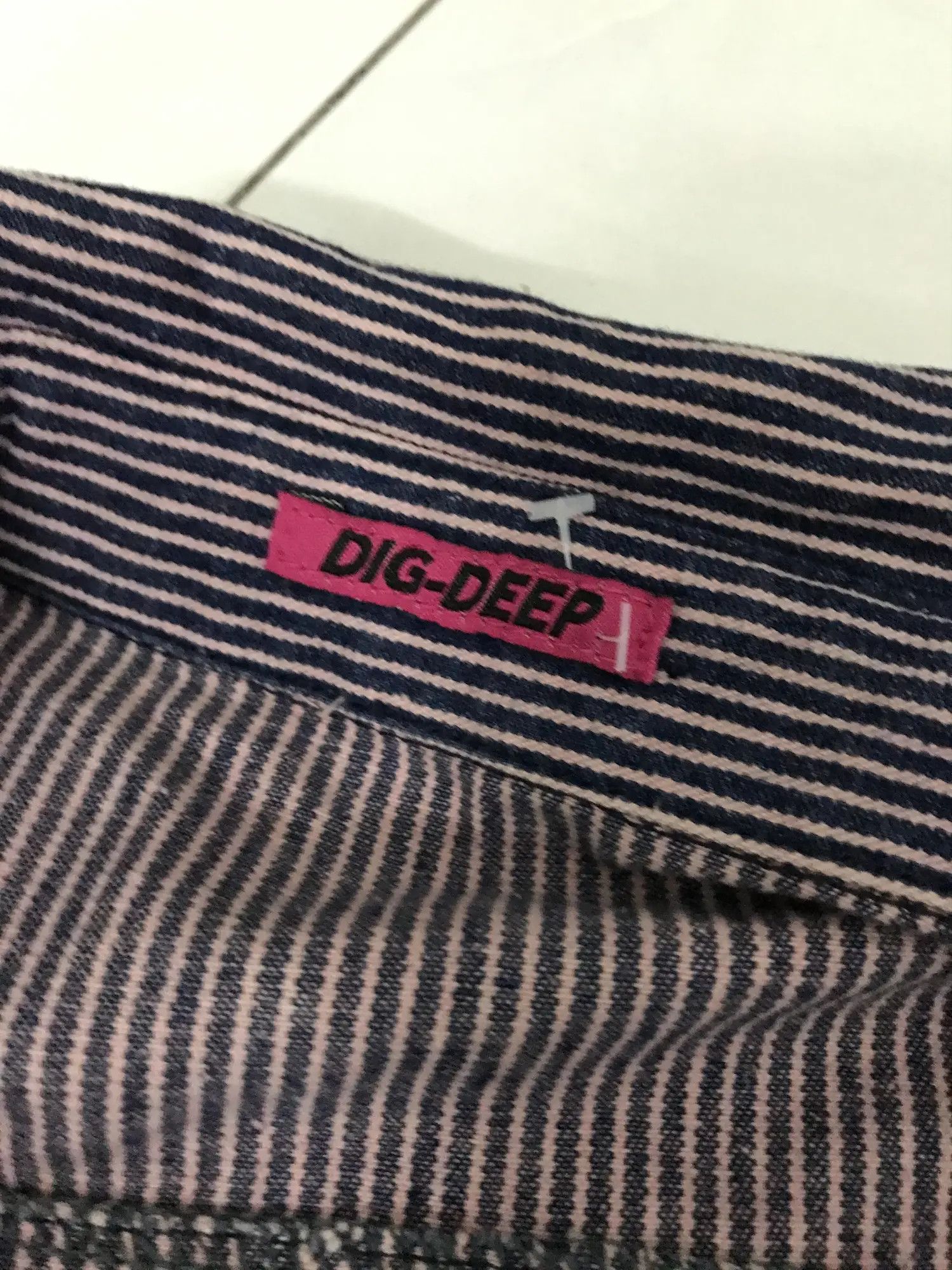 Vintage Punkers Rock Hickory Stripes Overall Denim Size US 36 / EU 52 - 18 Thumbnail