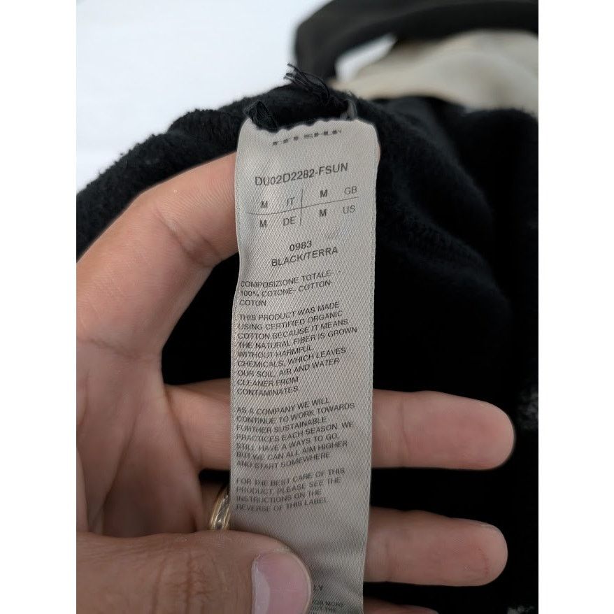 Rick Owens o1rshd1 Oversize Hoodie in Black/Terra Size US M / EU 48-50 / 2 - 14 Thumbnail