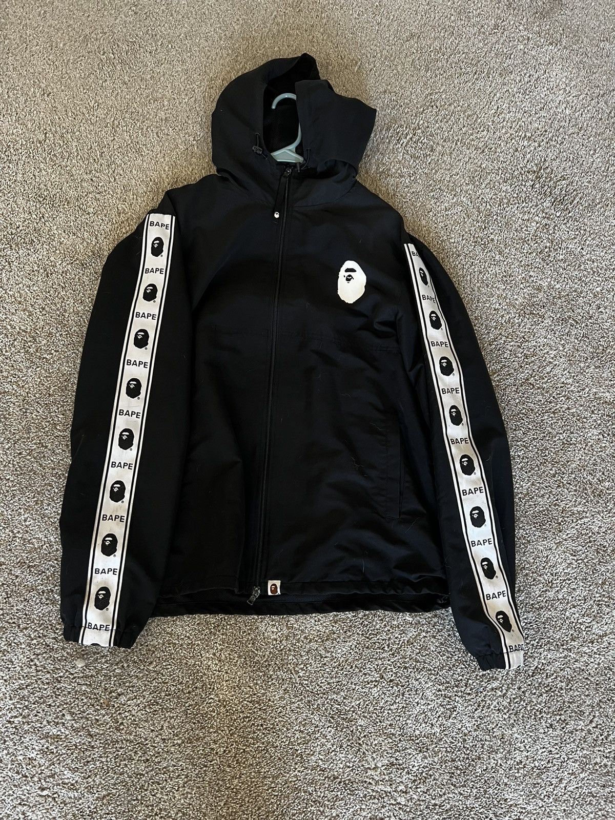 image of Bape 2018 Summer Pack Track Jacket in Black, Men's (Size 2XL)