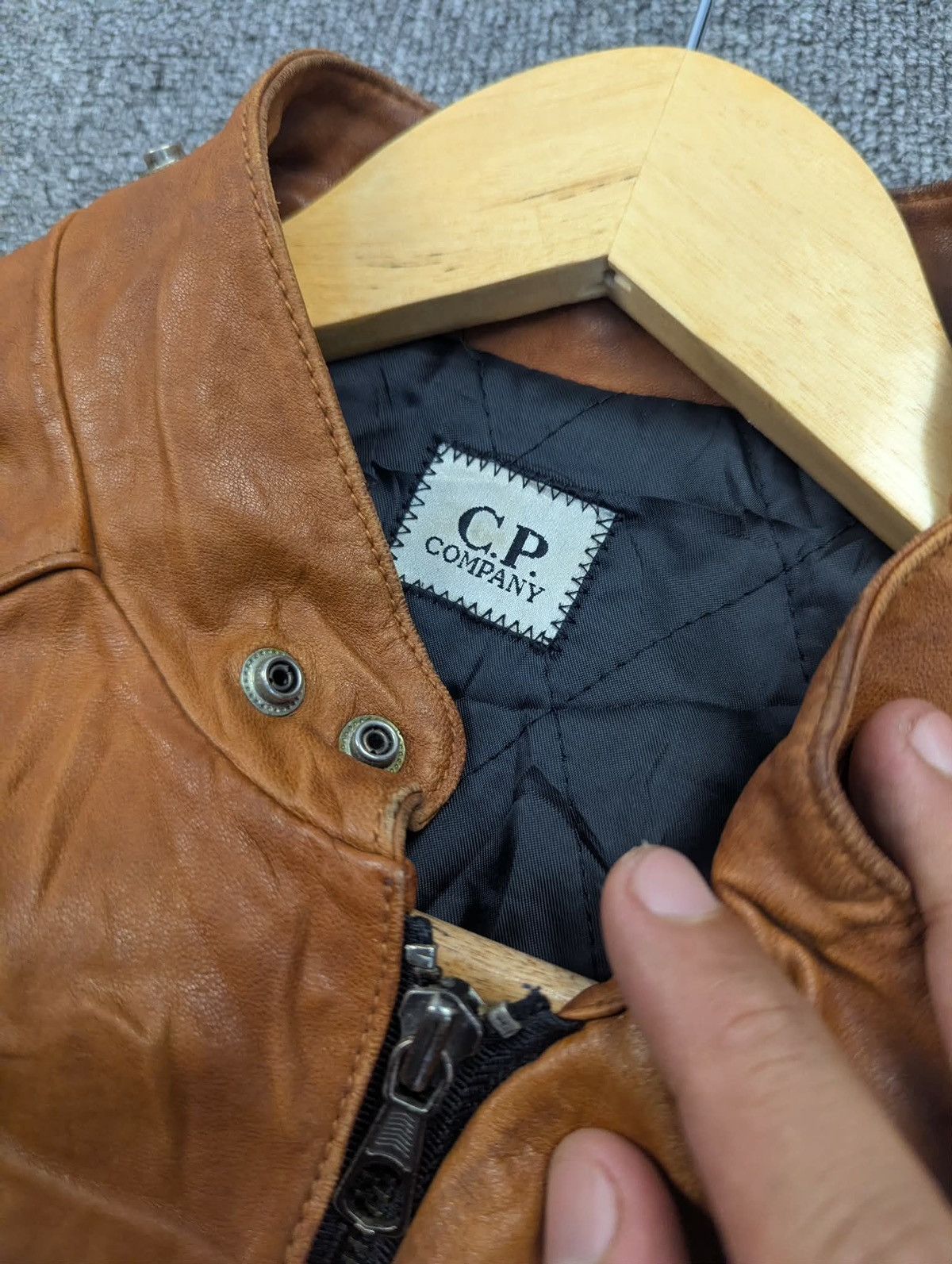 C.P. Company 🔥Vintage C.P Company Leather Jackets Brown Size US M / EU 48-50 / 2 - 6 Thumbnail