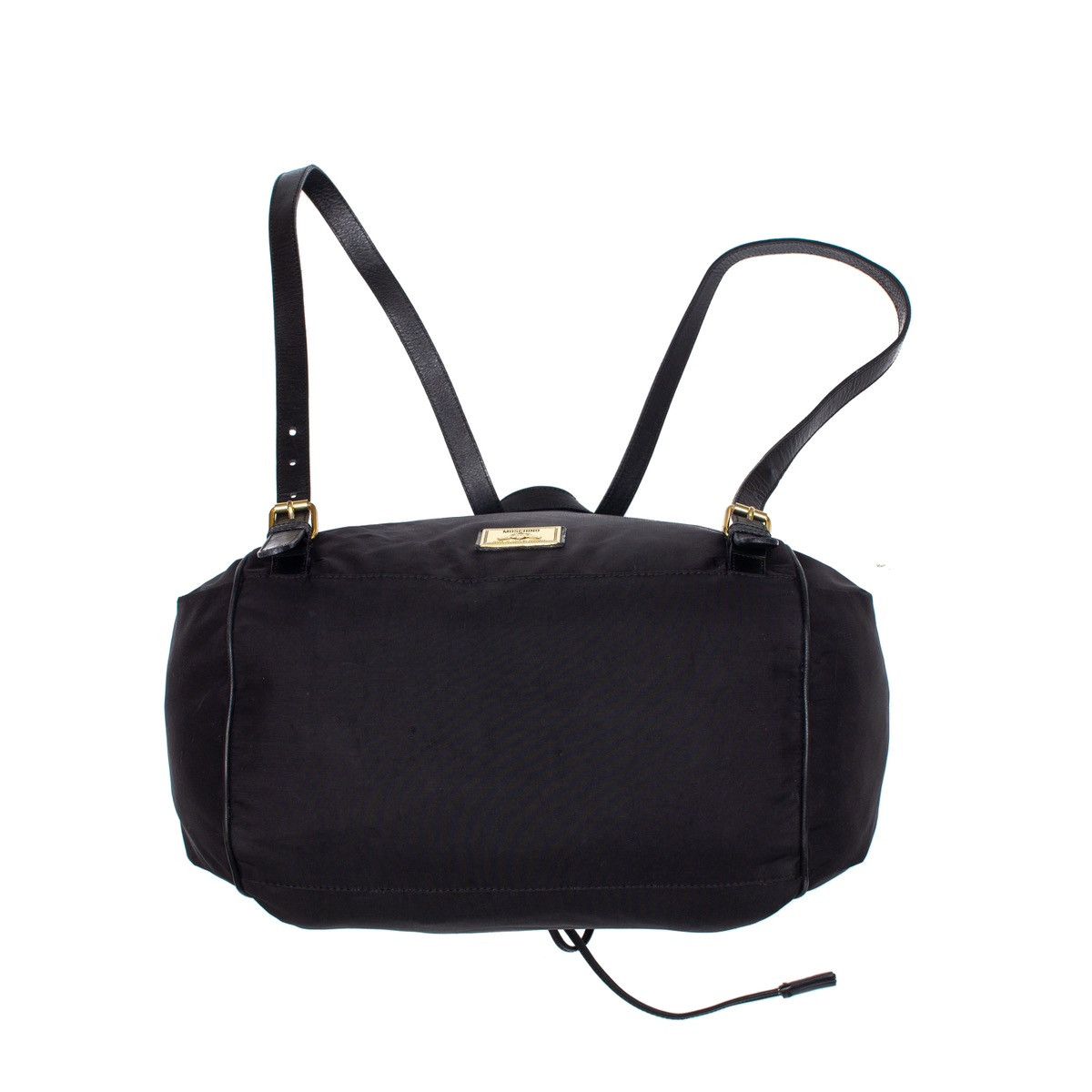 Moschino × Vintage VTG MOSCHINO Redwall Black Nylon/ Leather Trim Backpack Size ONE SIZE - 4 Thumbnail