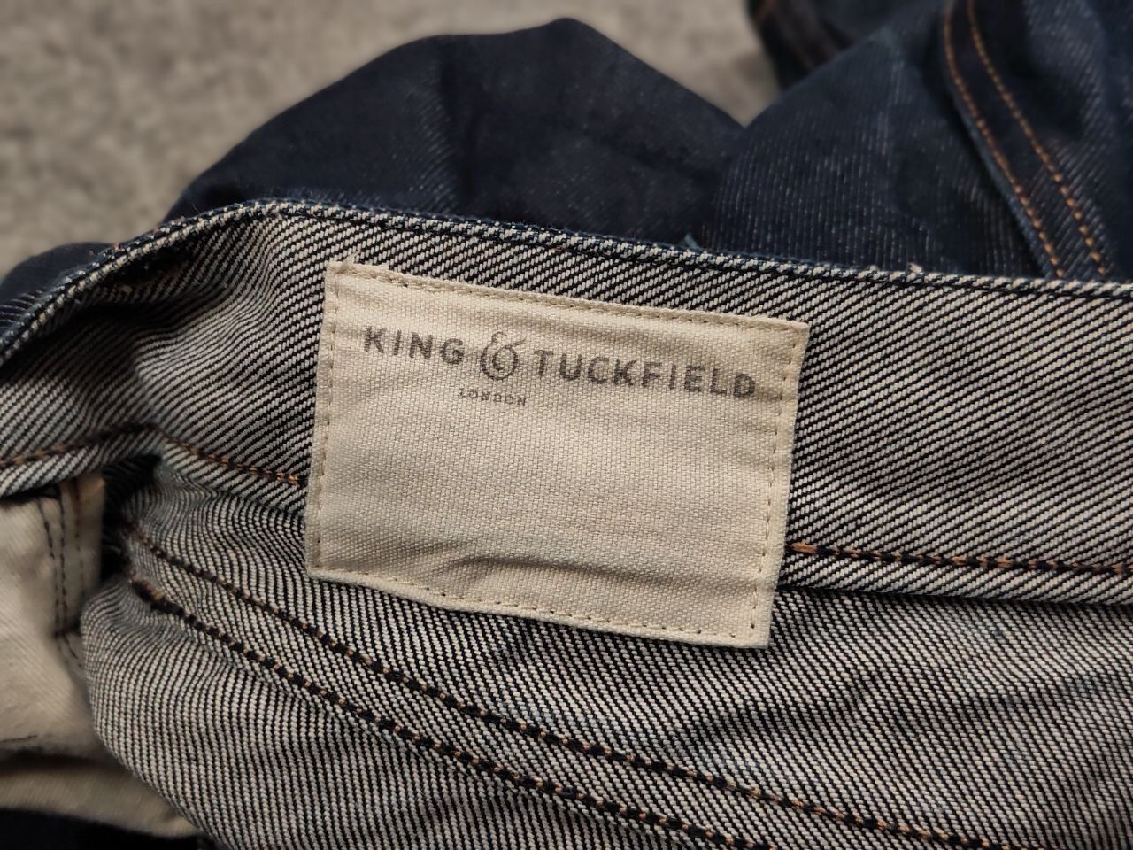 King & Tuckfield King & Tuckfield 13oz Japan Handcrafted Selvedge Denim Jeans Size US 30 / EU 46 - 15 Thumbnail