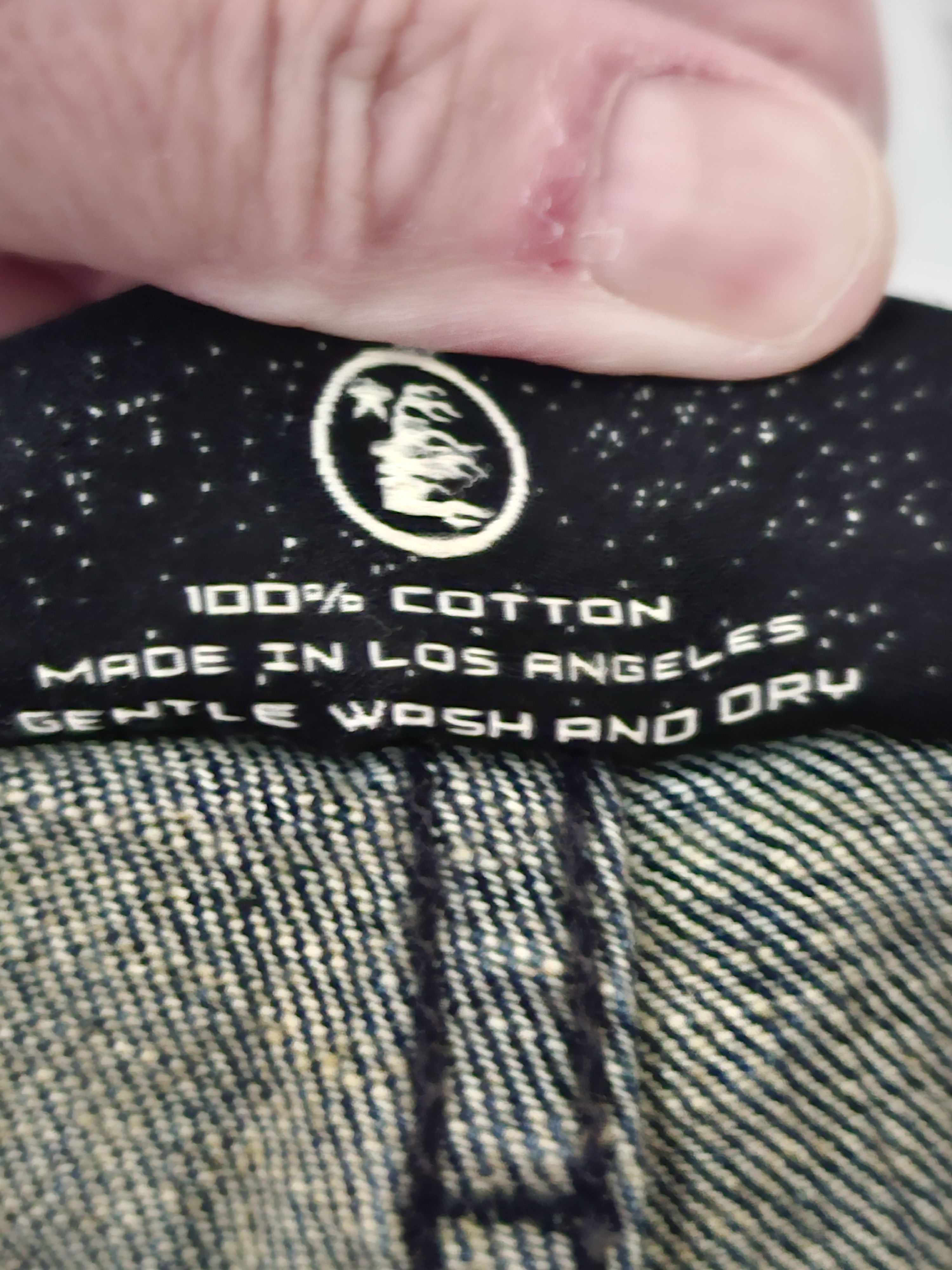 HELLSTAR Hellstar Raw Edge Air Brushed Jeans Size US 34 / EU 50 - 23 Thumbnail