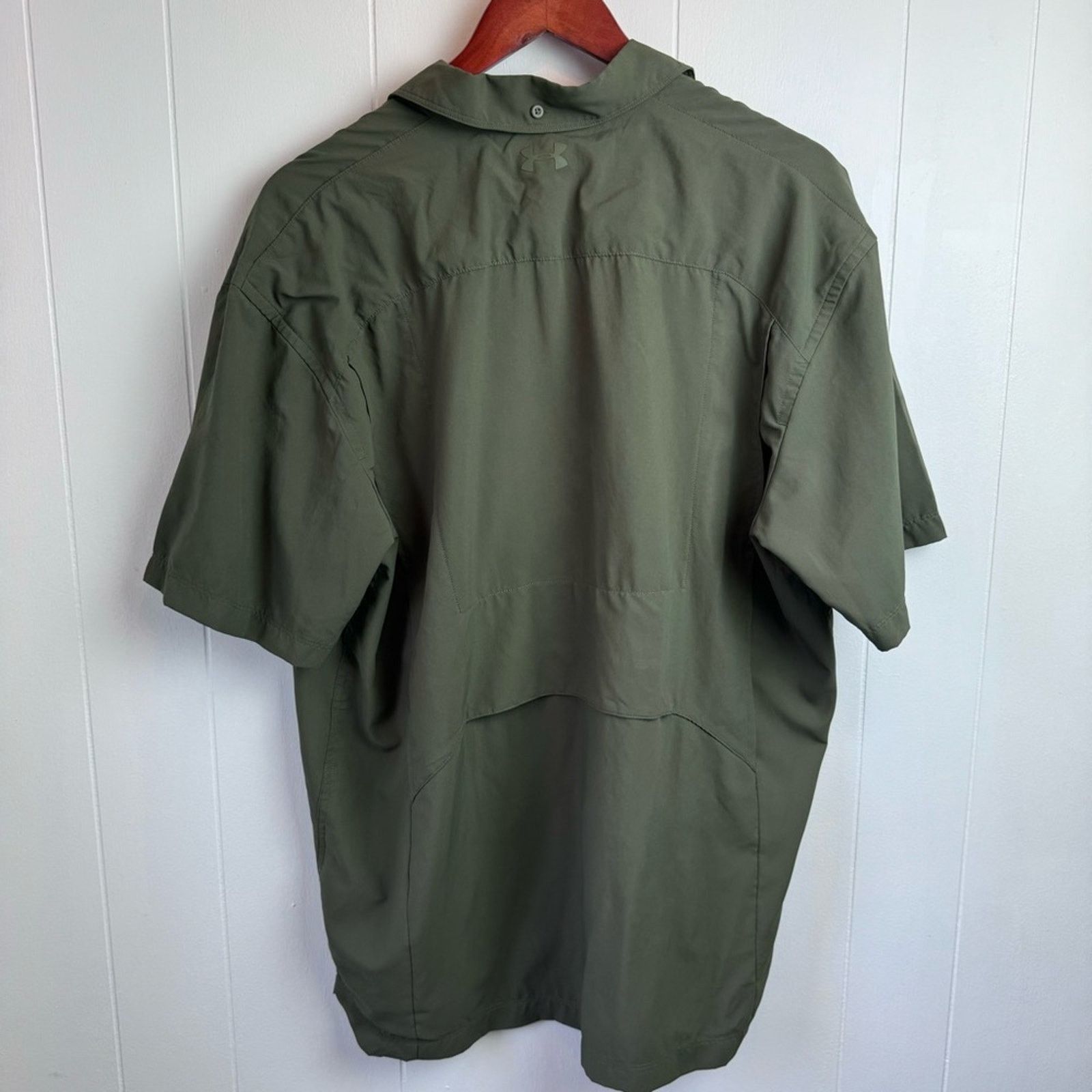 Under Armour Under Armour Olive Tactical Utility Shirt Men’s Size Large Size US L / EU 52-54 / 3 - 12 Thumbnail