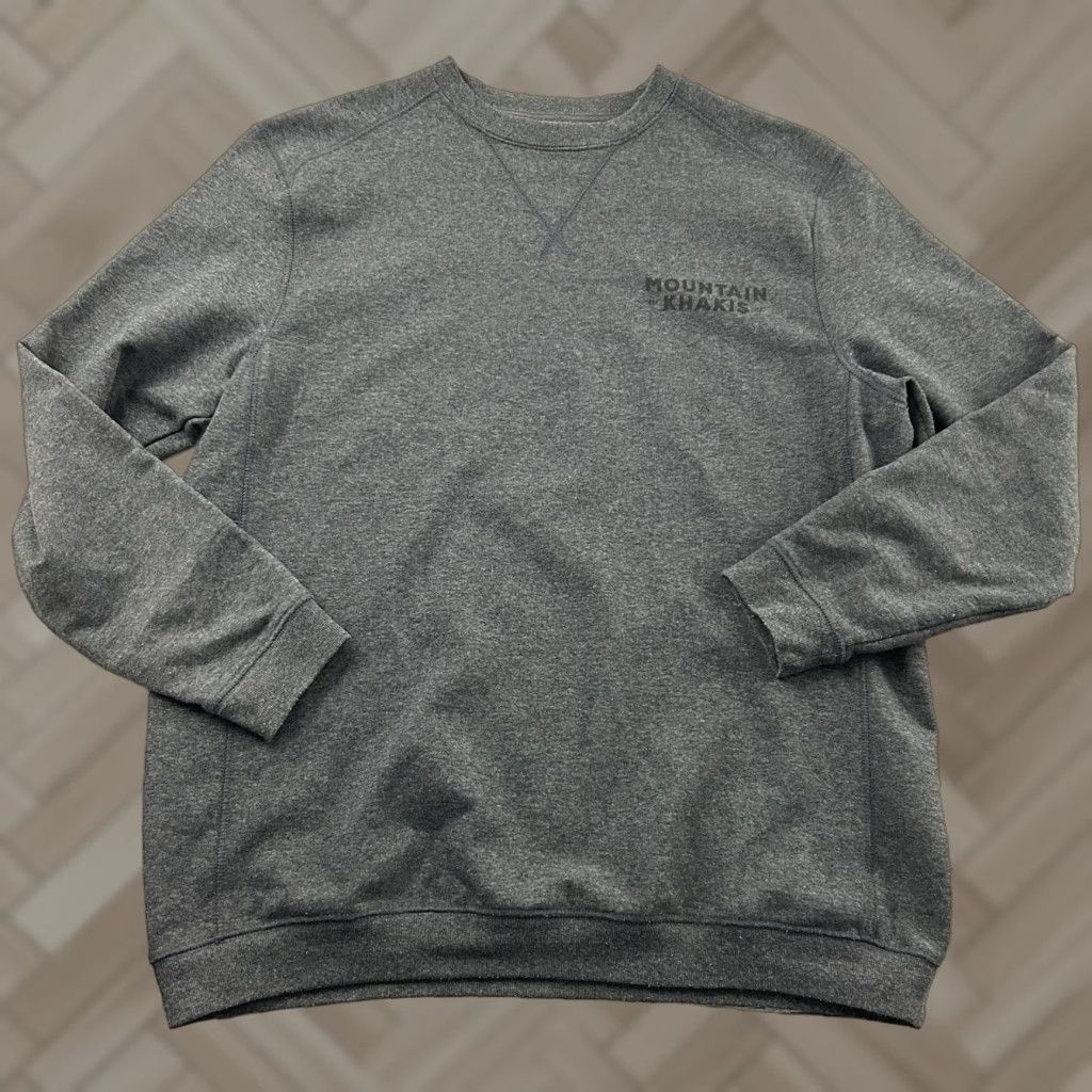Mountain Khakis Mountain Khakis Pullover Sweatshirt Mens Large Gray Shirt Size US L / EU 52-54 / 3 - 1 Thumbnail