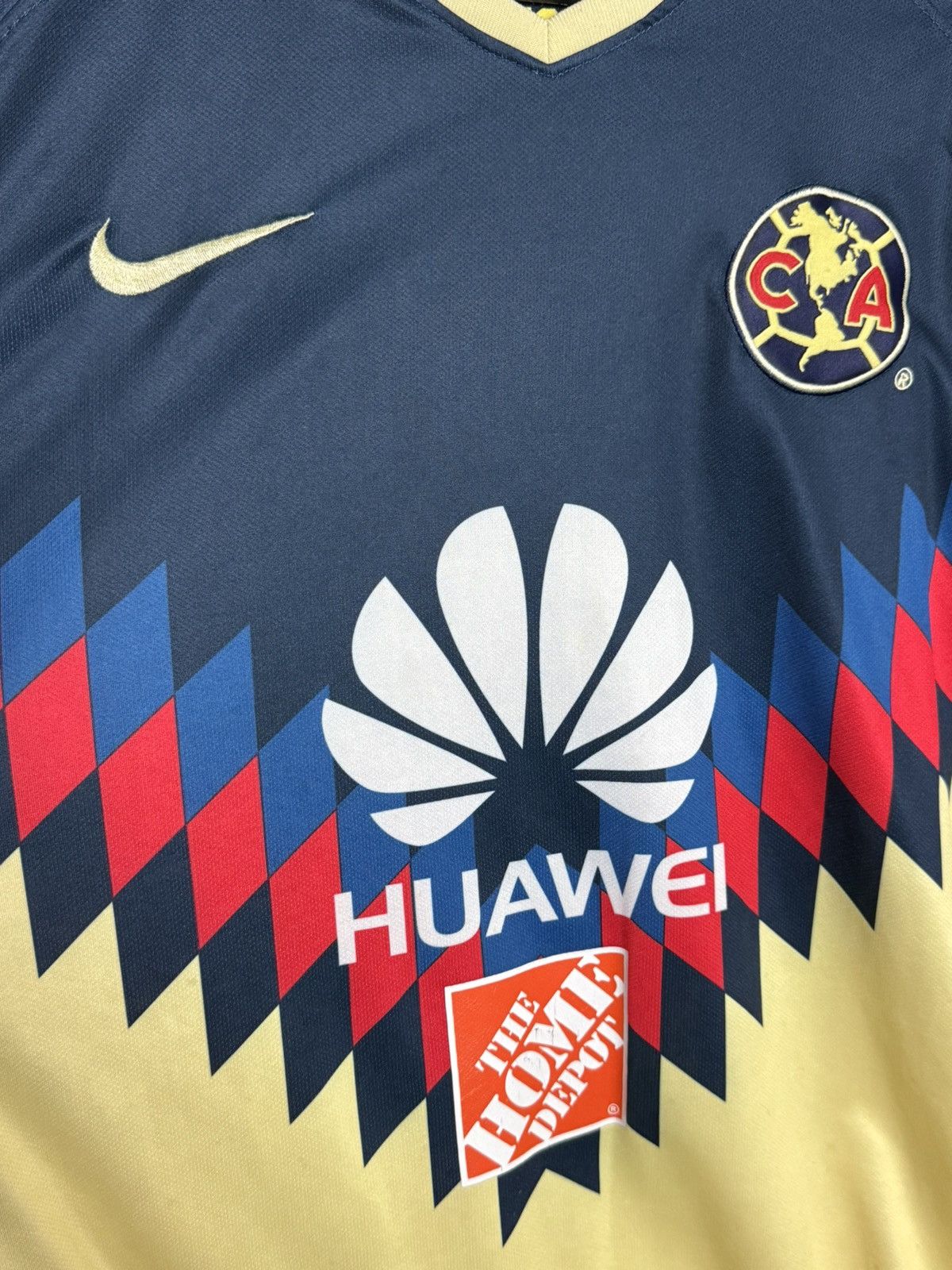 Nike Club America 17/18 Home Football Long Sleeve Jersey T-Shirt Size US M / EU 48-50 / 2 - 3 Thumbnail