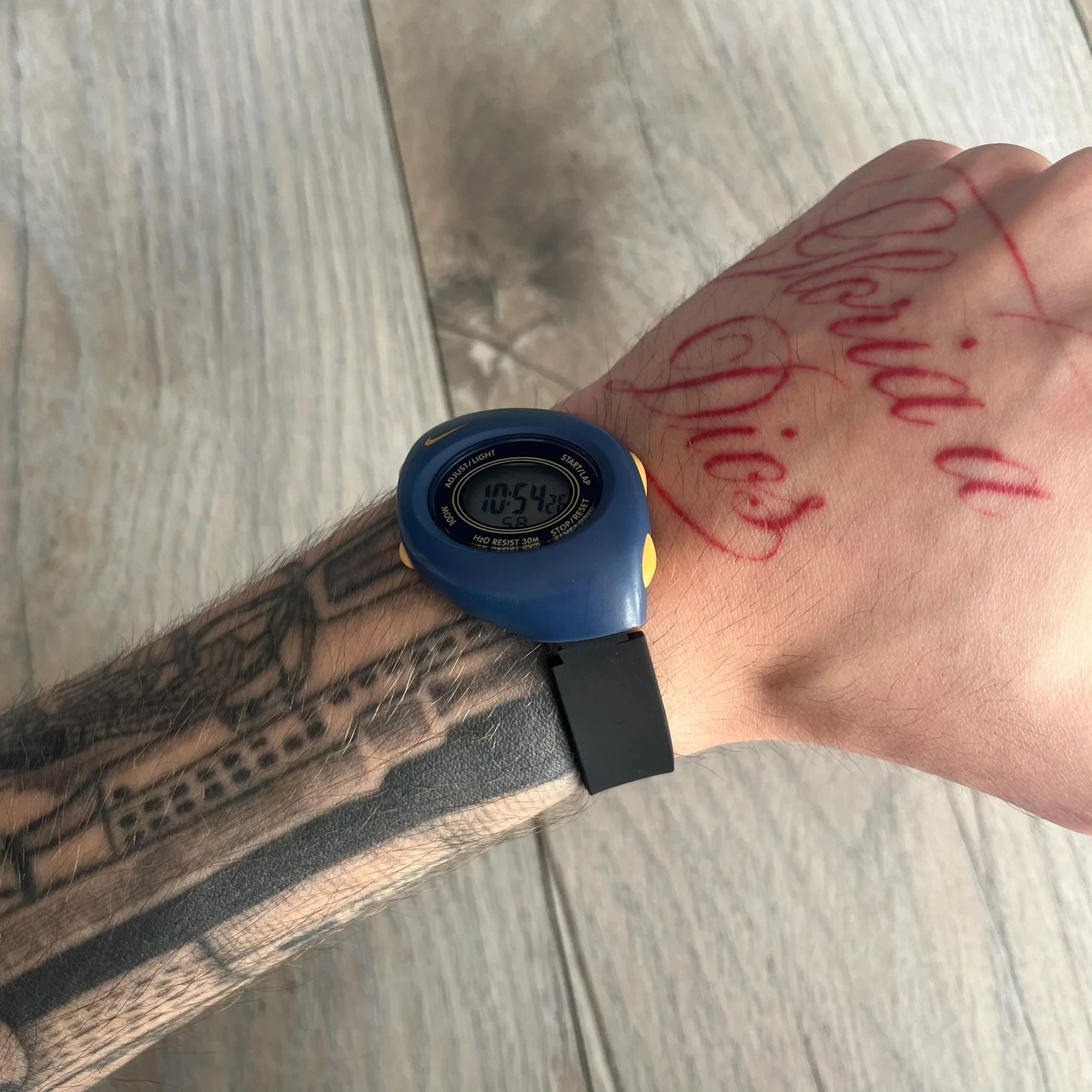 Nike Nike Triax Junior 2000's Blue Digital Watch Size ONE SIZE - 4 Thumbnail