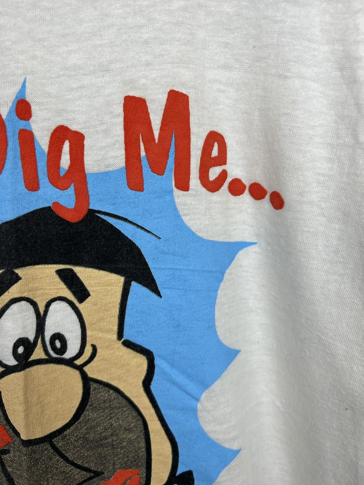 Cartoon Network × Vintage Vintage 90s Flinstones Fred T shirt Chicks Dig Mee Size US XL / EU 56 / 4 - 8 Thumbnail