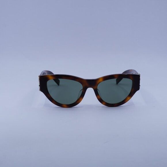 Saint Laurent Paris Saint Laurent SL M94/F 002 Sunglasses Havana Cat Eye Frame Size ONE SIZE - 3 Thumbnail