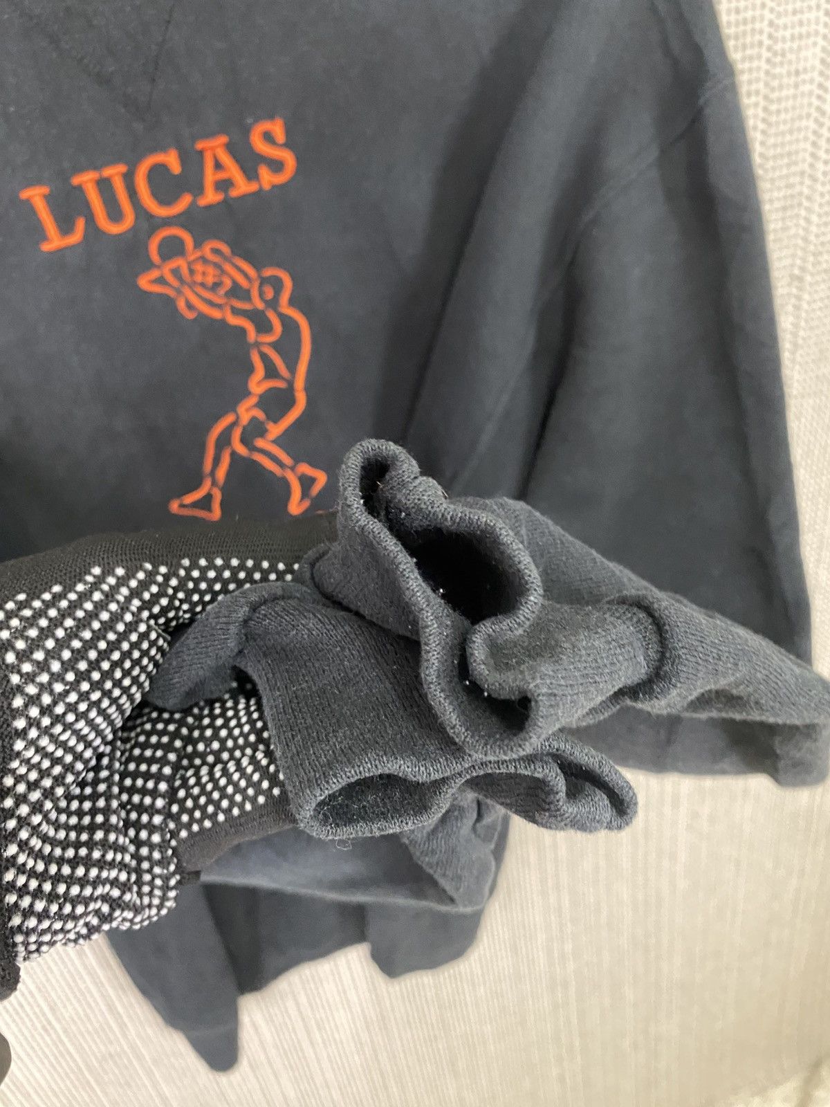 Russell Athletic Vintage 90s lucas basketball sweatshirt crewneck pullover Size US L / EU 52-54 / 3 - 7 Thumbnail