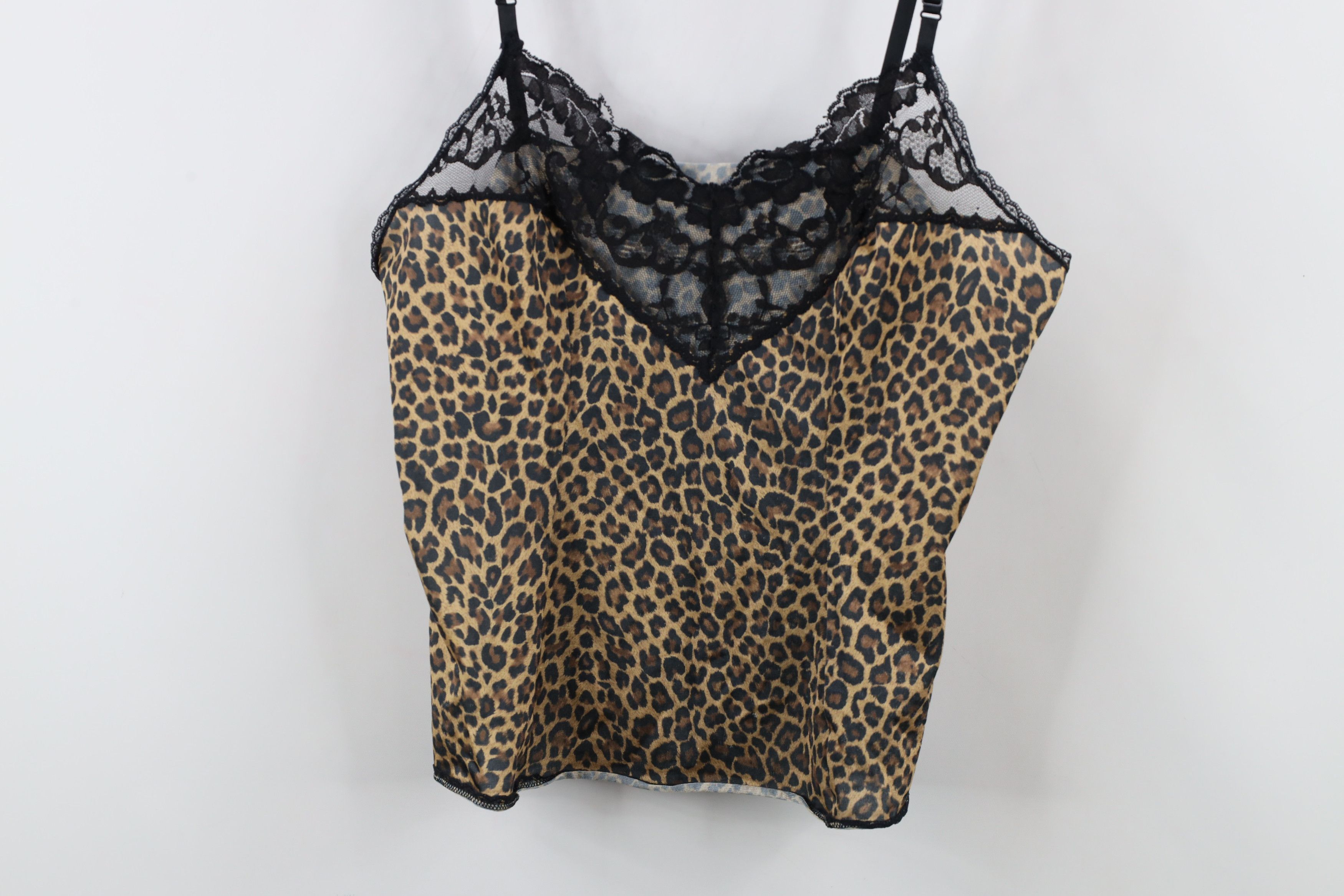 Vintage Vintage 90s Baby Doll Fairy Leopard Cami Tank Top Shirt USA Size L / US 10 / IT 46 - 3 Thumbnail