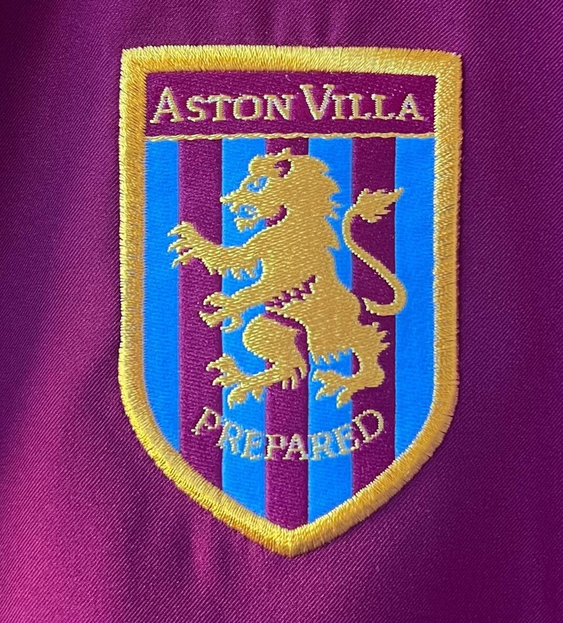 Diadora 2002/03 ASTON VILLA HOME SOCCER JERSEY FOOTBALL SHIRT SIZE L Size US L / EU 52-54 / 3 - 5 Thumbnail