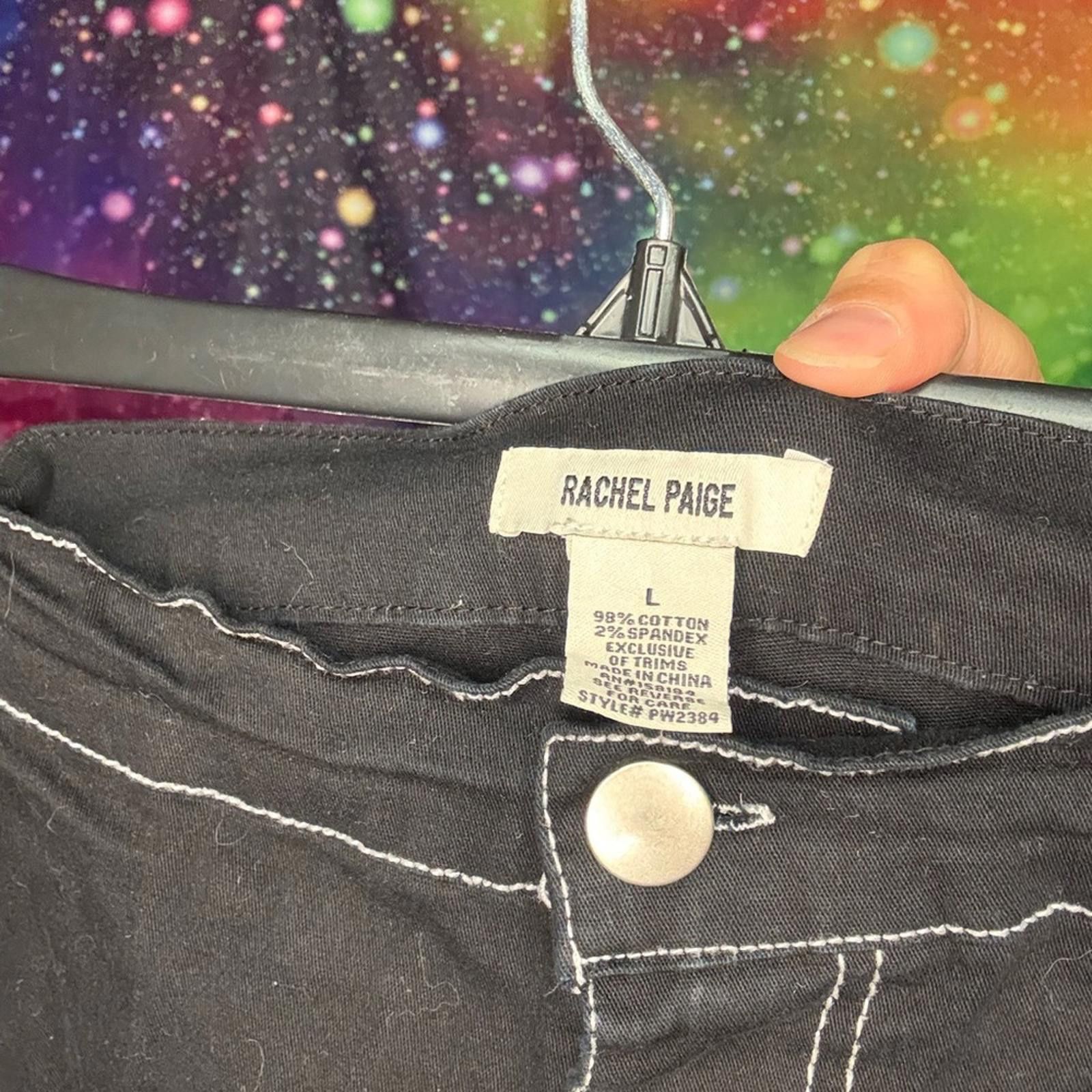 Designer Black Cargo Pants Size US 34 / EU 50 - 3 Thumbnail