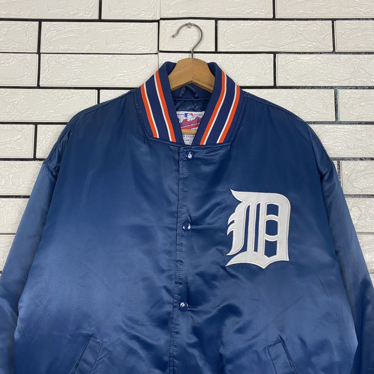 Starter 🔥VINTAGE SATIN BOMBER JACKET MLB NEW YORK STARTER BIG LOGO Size US M / EU 48-50 / 2 - 6 Thumbnail