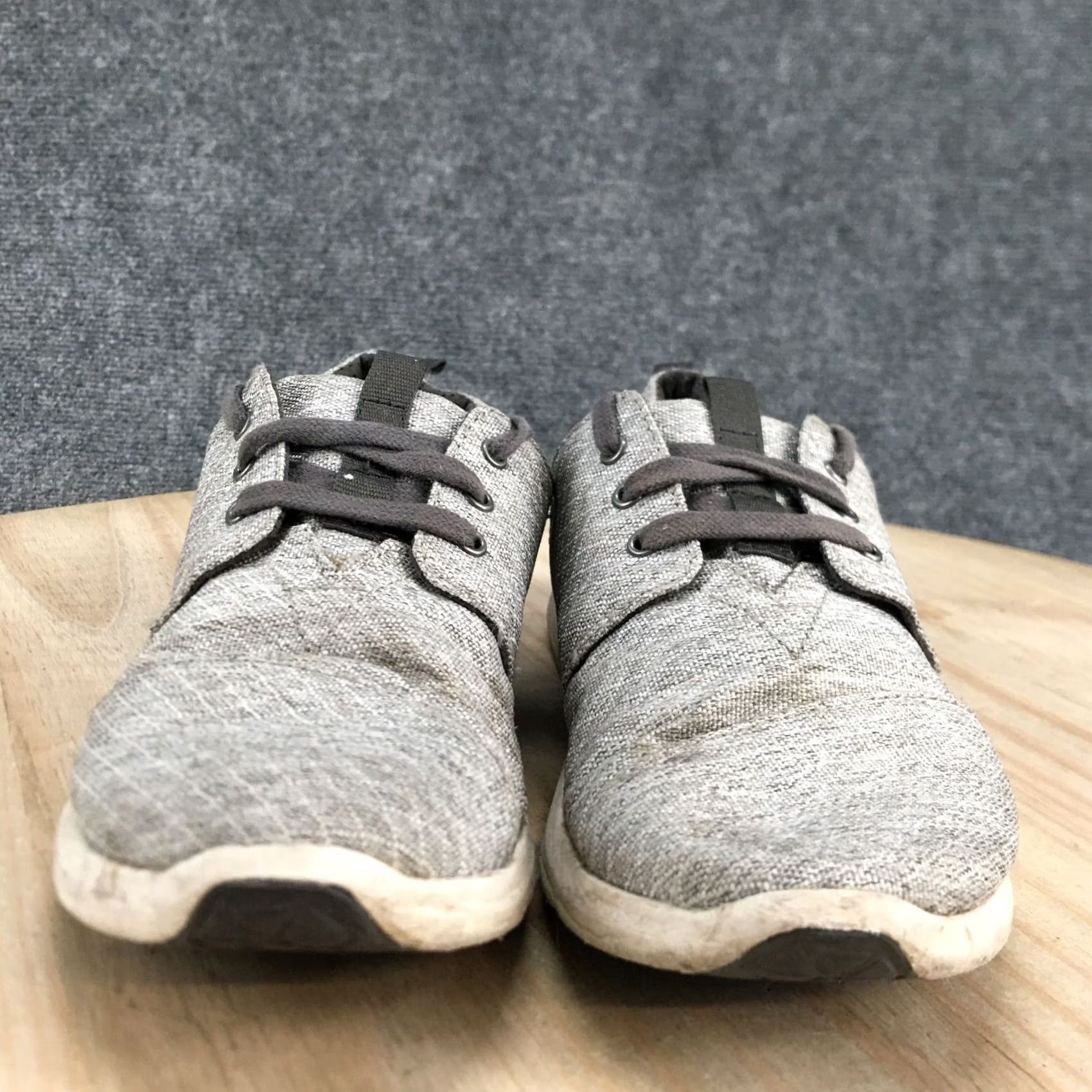 Toms TOMS Womens 6 Del Ray Sneakers Gray Canvas Round Toe Low Top Modern Athleisure Shoes Size M / US 6-8 / IT 42-44 - 4 Thumbnail
