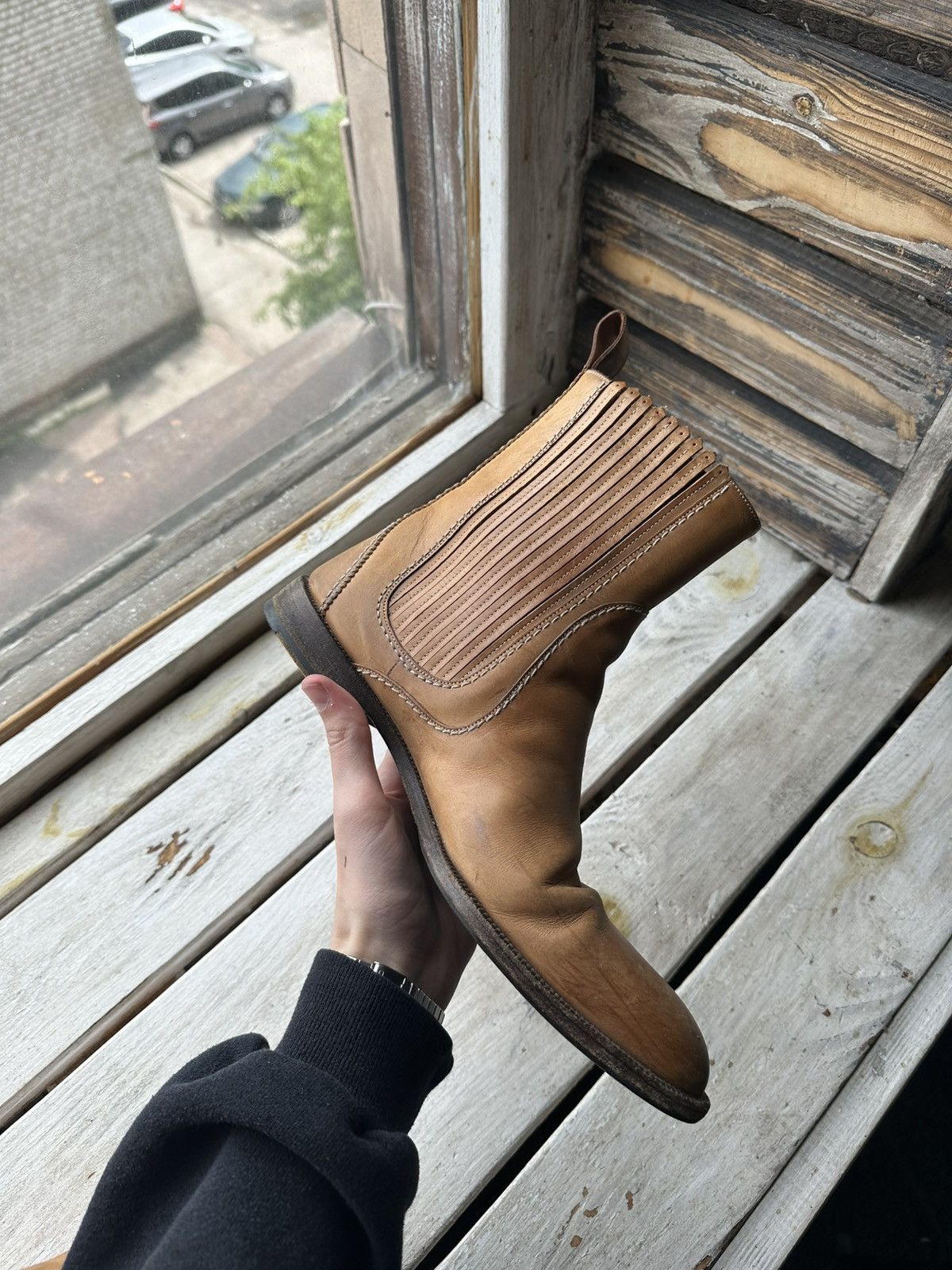 Bally LUXURY 🚨 BALLY VNTG BOOTS MEN BROWN COWBOY SHELSEY RARE Size US 7 / EU 40 - 10 Thumbnail