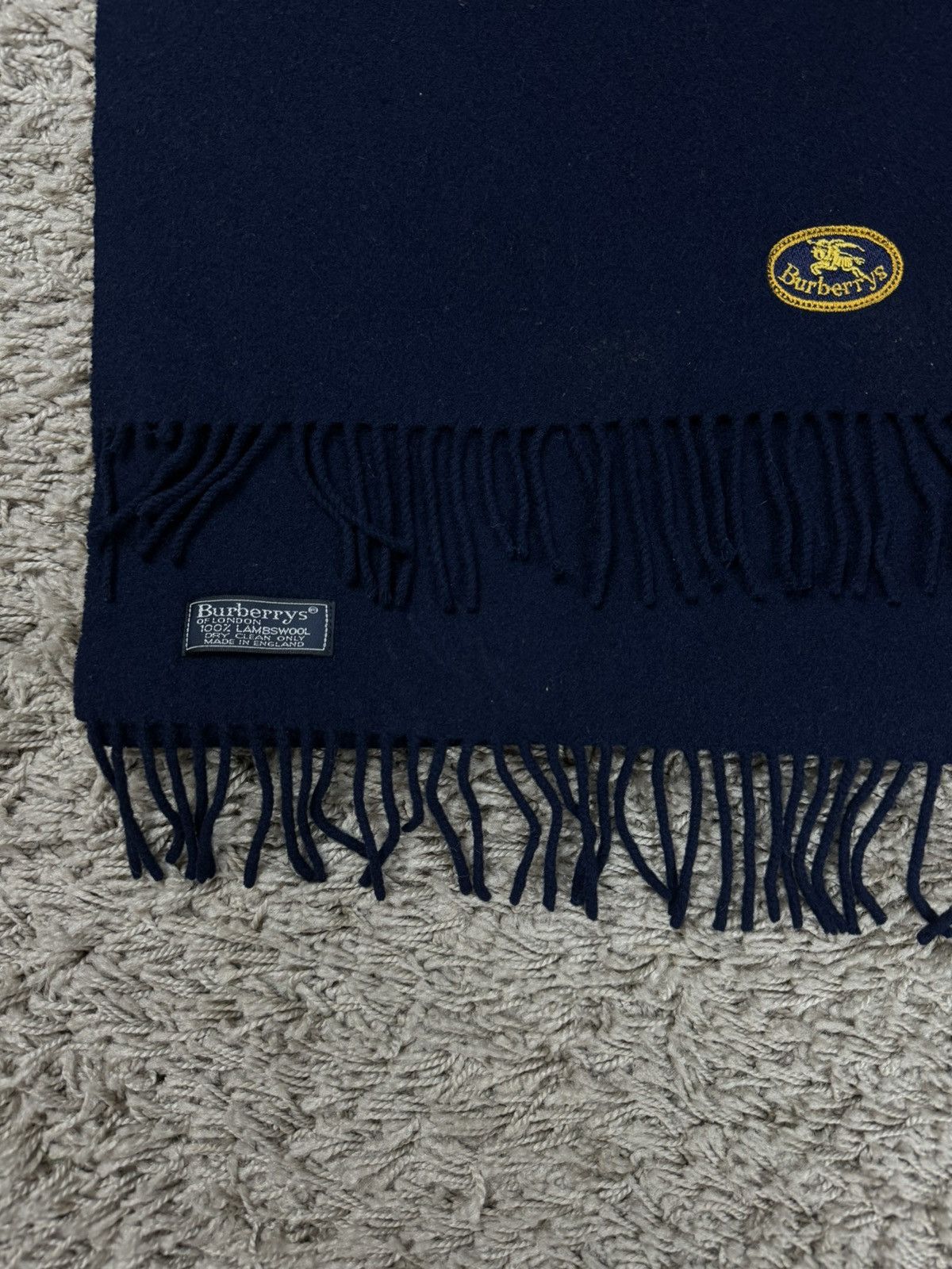 Burberry × Vintage Vintage wool scarf Burberry’s 90s original luxury item Size ONE SIZE - 2 Thumbnail