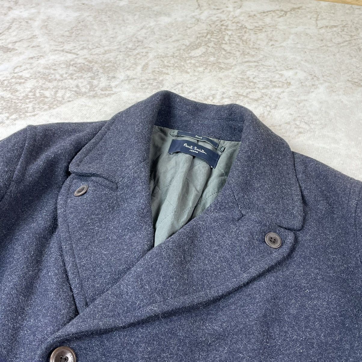 Paul Smith Paul Smith Wool&Viscose Double Breasted Two Tone Pea Coat Size US S / EU 44-46 / 1 - 11 Thumbnail