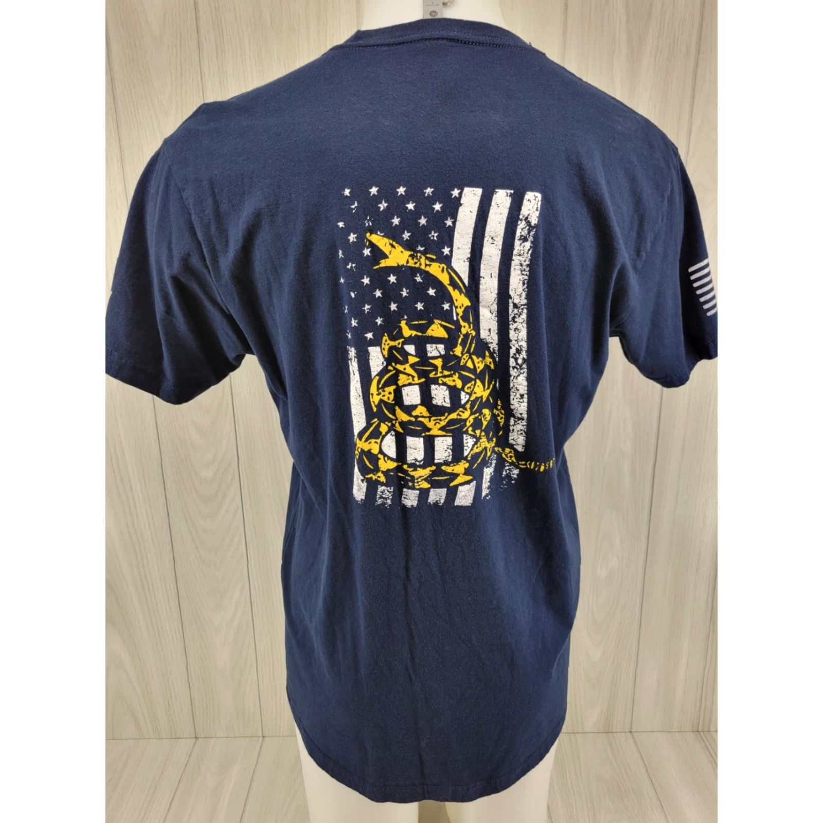 Next Level Saving Forgotten Warriors Don't Tread On Me Men's Shirt L Blue Shirt Mens Size L Blue Size US L / EU 52-54 / 3 - 2 Thumbnail