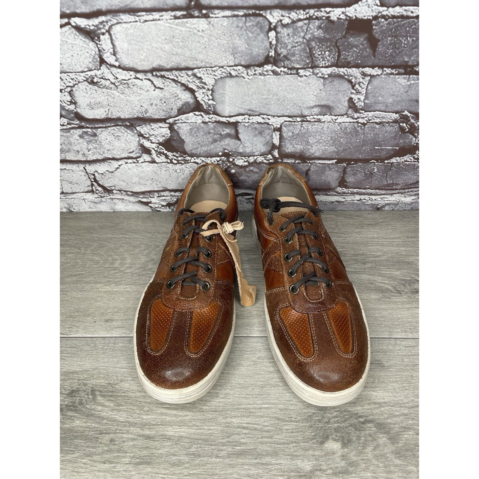 Bed Stu Bed Stu Muller Brown Leather Low Top Casual Lace Up Shoes Me Size US 8.5 / EU 41-42 - 12 Thumbnail