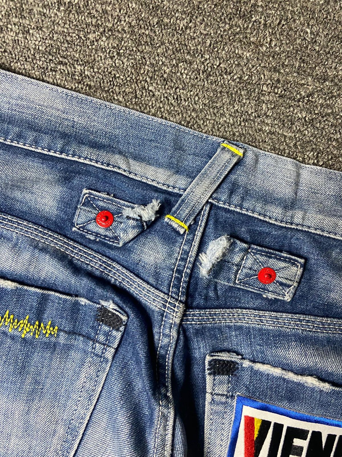 Edwin Edwin + Vienus Something Distressed Denim Jeans (171) Size US 30 / EU 46 - 4 Thumbnail