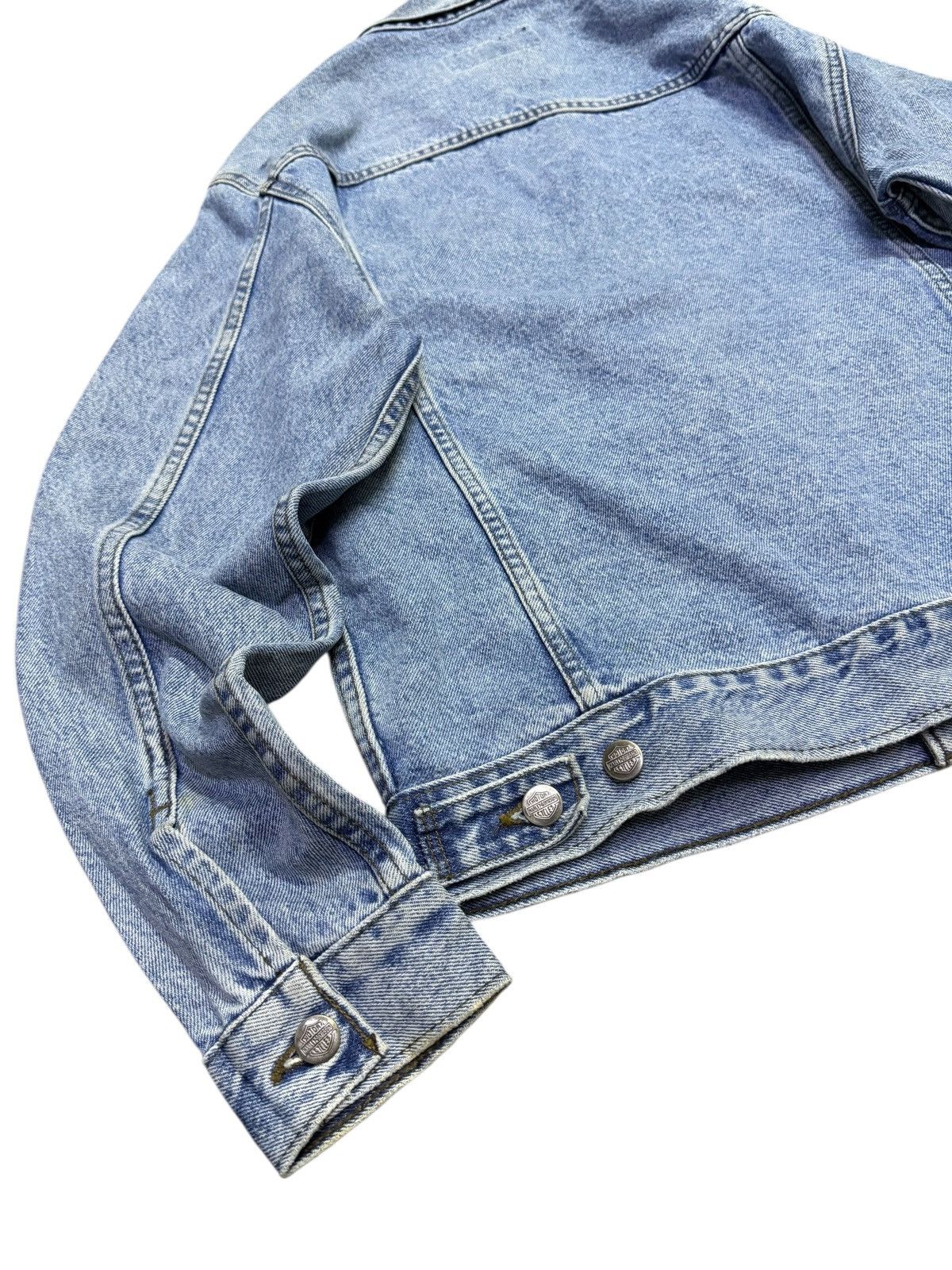 Harley Davidson Vintage Harley Davidson Denim Jacket Size US S / EU 44-46 / 1 - 9 Thumbnail