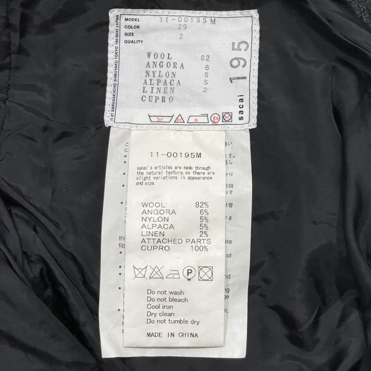 Sacai × Vintage Sacai Wool Shorts Size US 32 / EU 48 - 6 Thumbnail