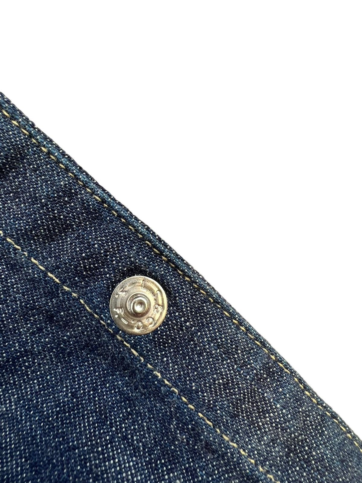 Levi's × Levi's Vintage Clothing Vintage 90s Levi’s LVC Big E Denim Western Shirt Short Horn Size US M / EU 48-50 / 2 - 20 Thumbnail