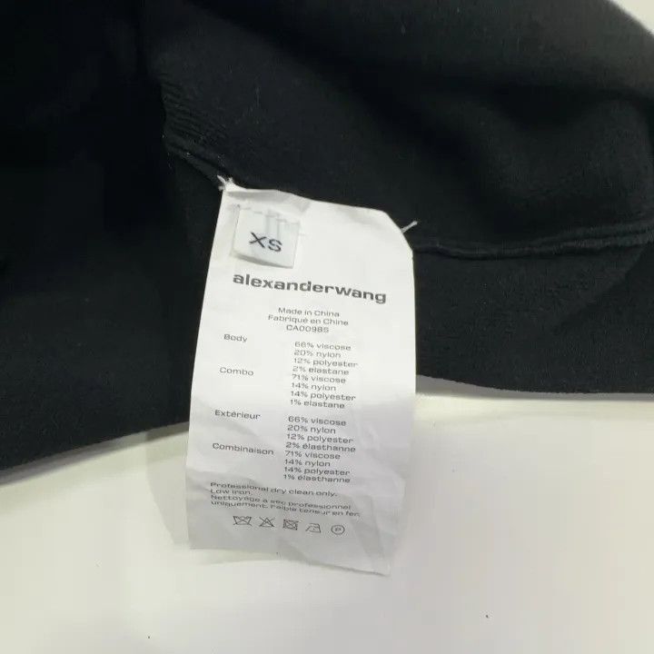 Alexander Wang Alexander Wang Black Logo Trimmed Dress - Size XS / US 0-2 / IT 36-38 - 5 Thumbnail