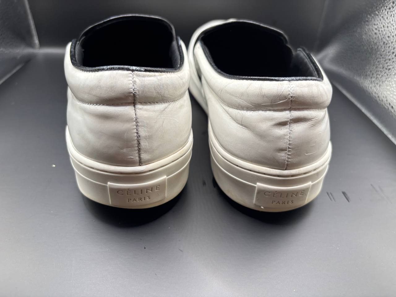 Celine Celine Phoebe Philo White Leather Skate Slip-Ons Size 41 Size US 8 / EU 41 - 5 Thumbnail