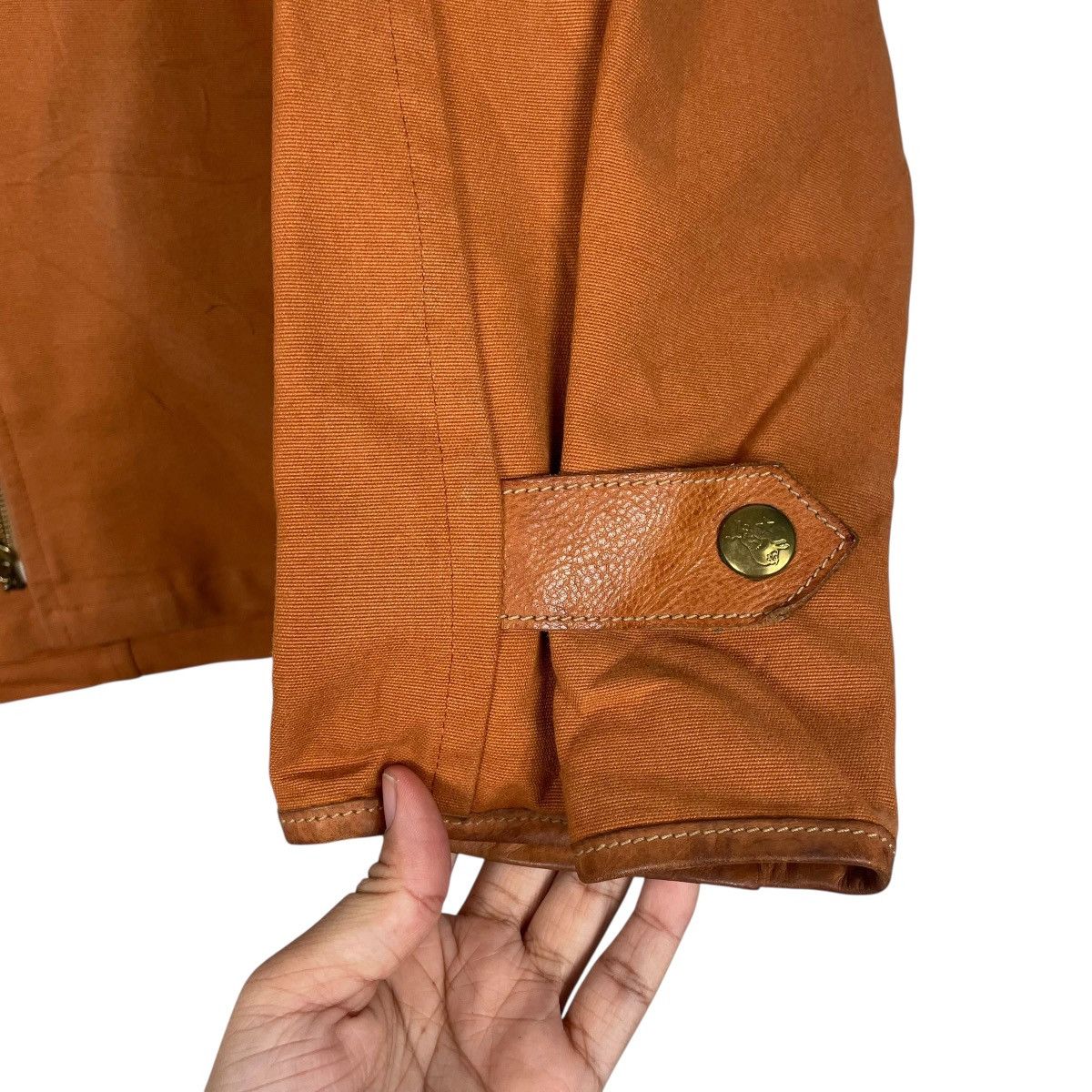Il Bisonte Vintage IL Bisonte Duck Canvas Hooded Zipper Jacket Size US M / EU 48-50 / 2 - 14 Thumbnail