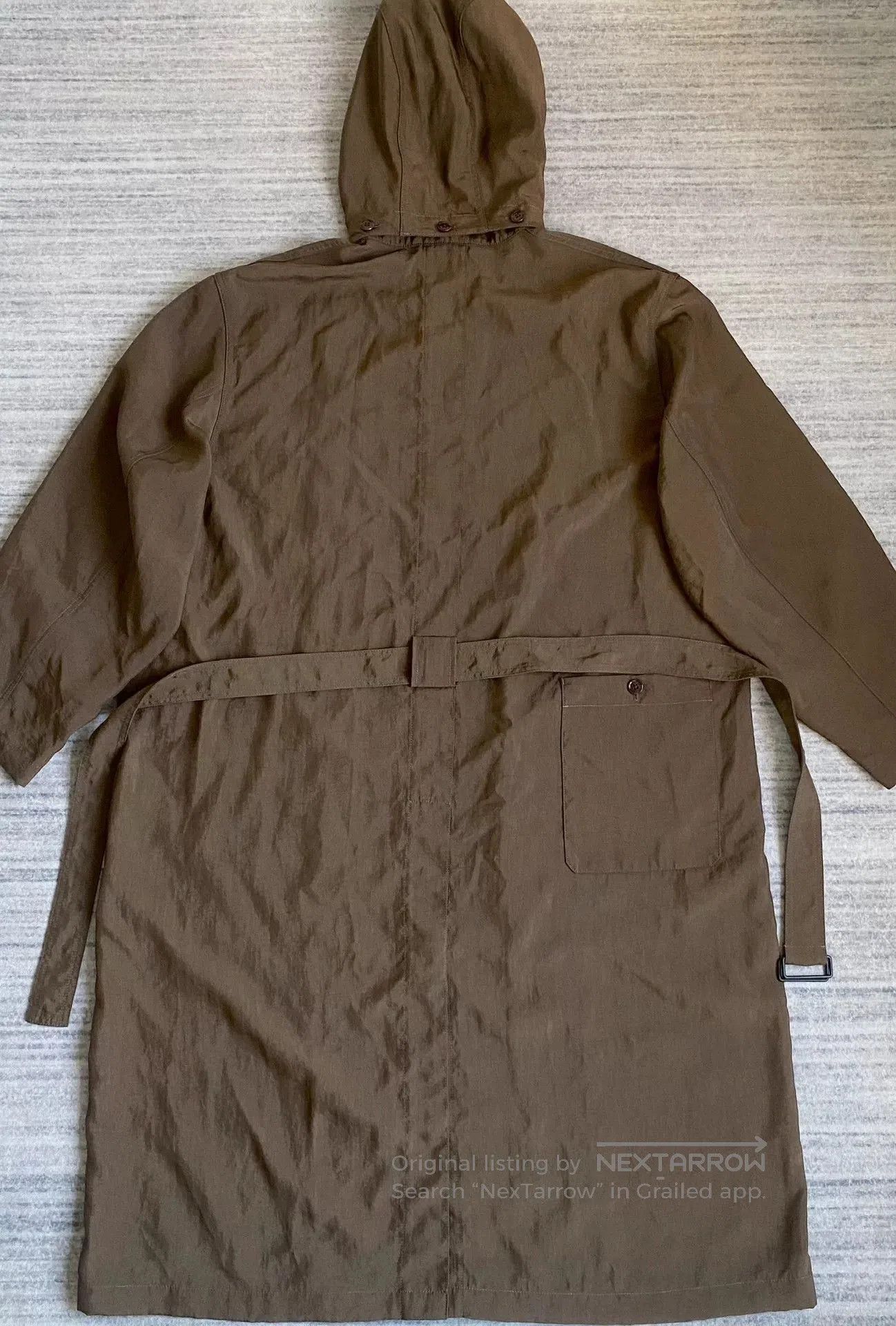 Lemaire brown belted trench coat with military silhouette. Size US XL / EU 56 / 4 - 3 Thumbnail