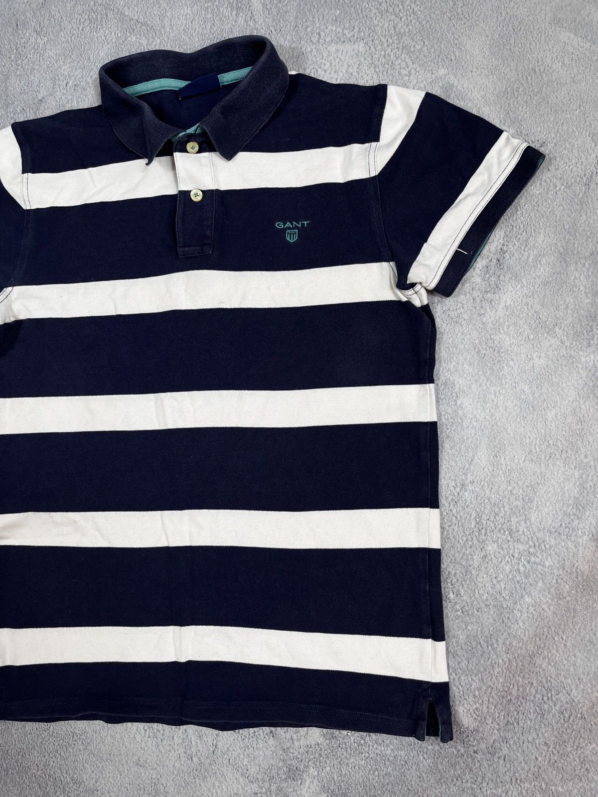 Gant × Vintage Vintage Y2K Gant striped polo t-tee old money streetwear S Size US S / EU 44-46 / 1 - 3 Thumbnail