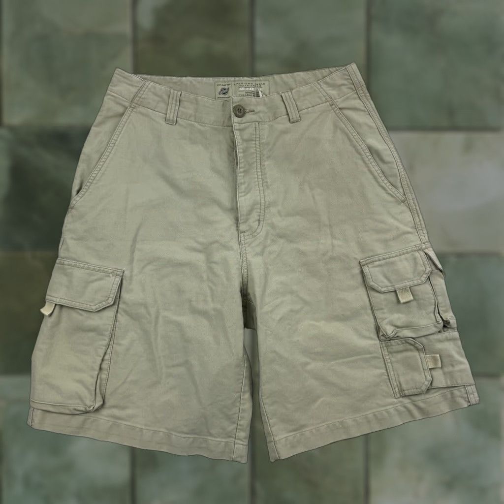 American Eagle Outfitters VINTAGE American Eagle Cargo Shorts Adult 31 Khaki Grunge Y2K Phone Pocket Relax Mens Size US 31 - 1 Thumbnail