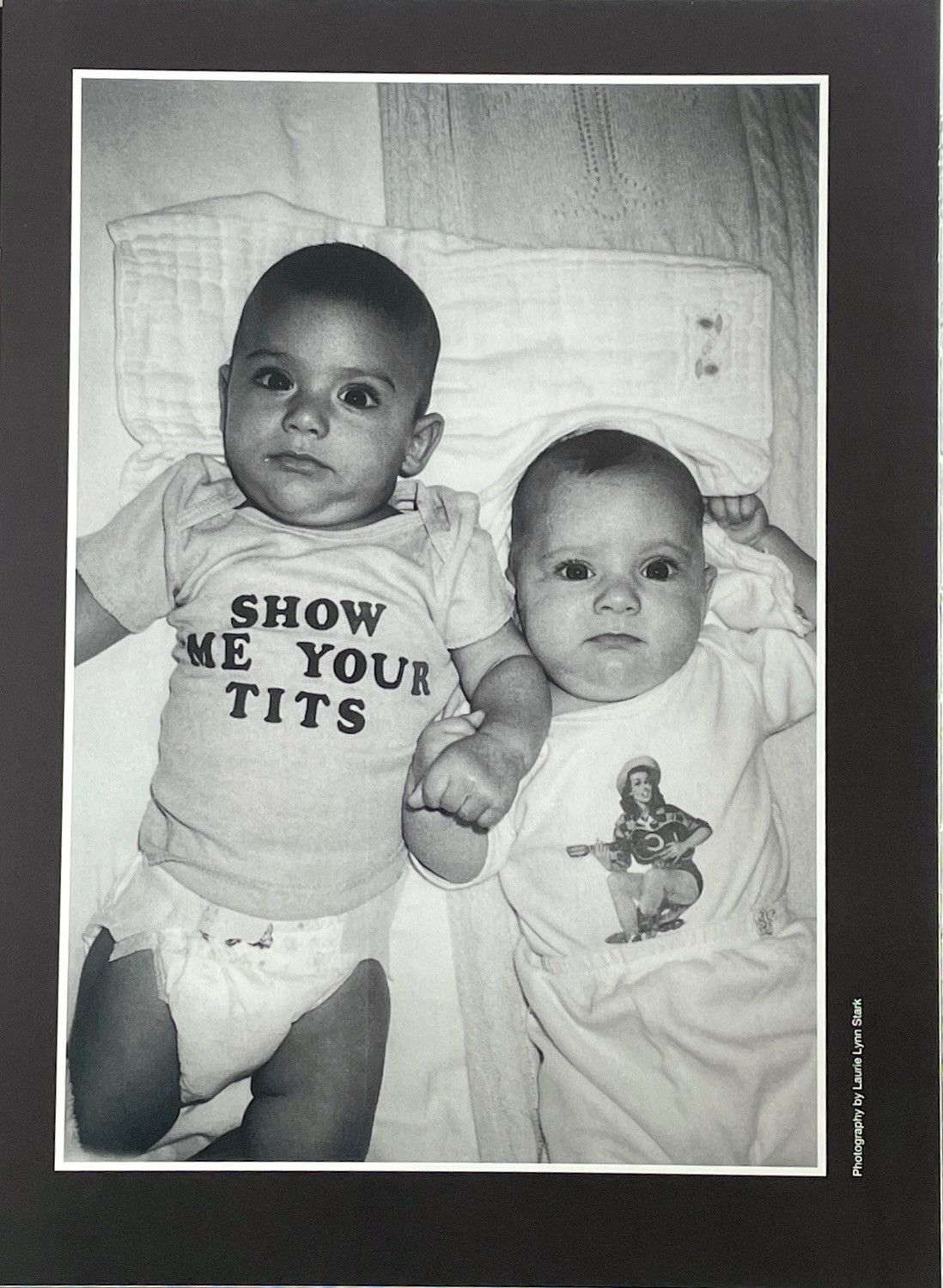 Chrome Hearts × Vintage Chrome Hearts baby photo Poster framed 9x11 Size ONE SIZE - 2 Thumbnail
